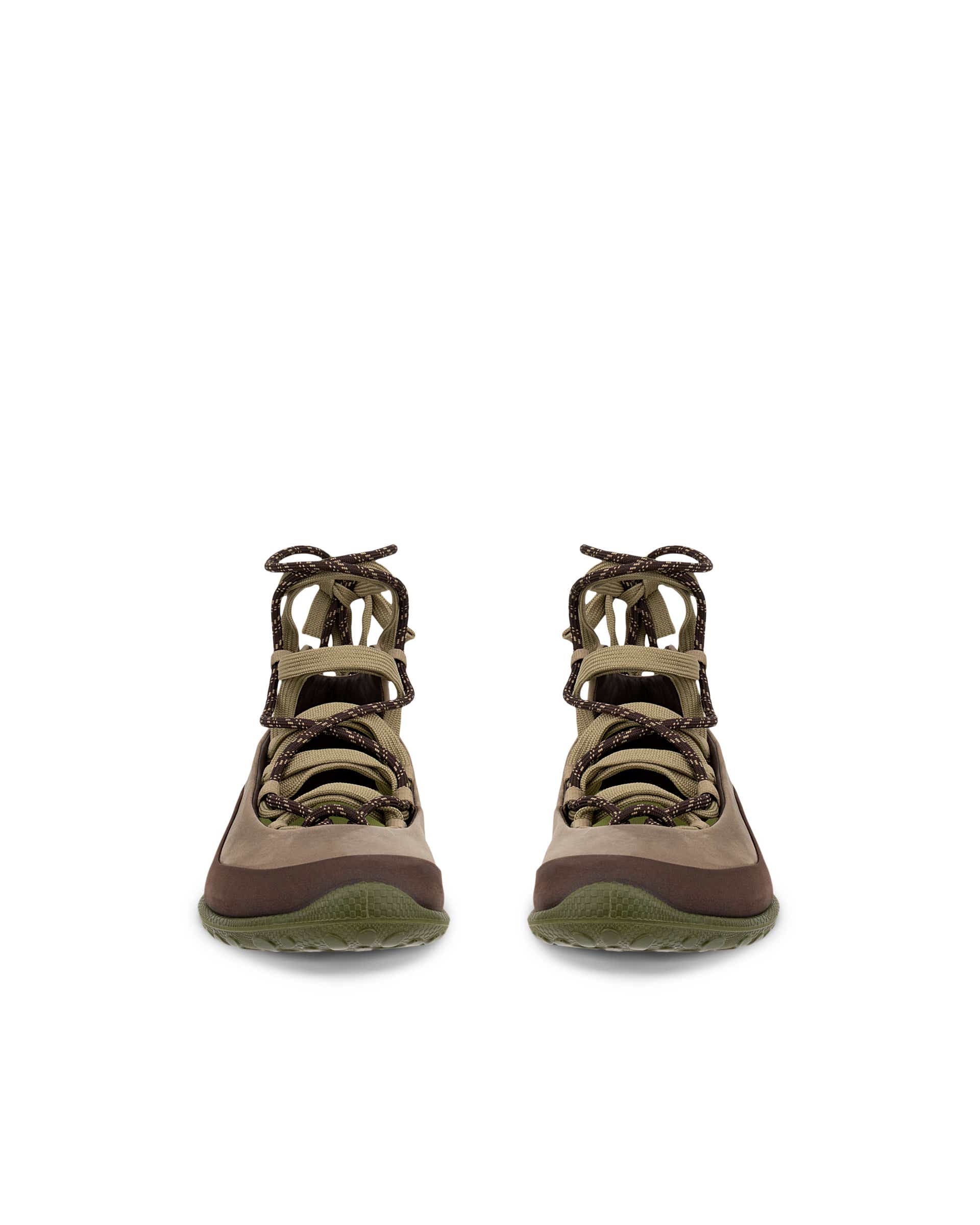 ECCO® BIOM Lite baskets de plein air en nubuck pour femme - Brun - Front pair