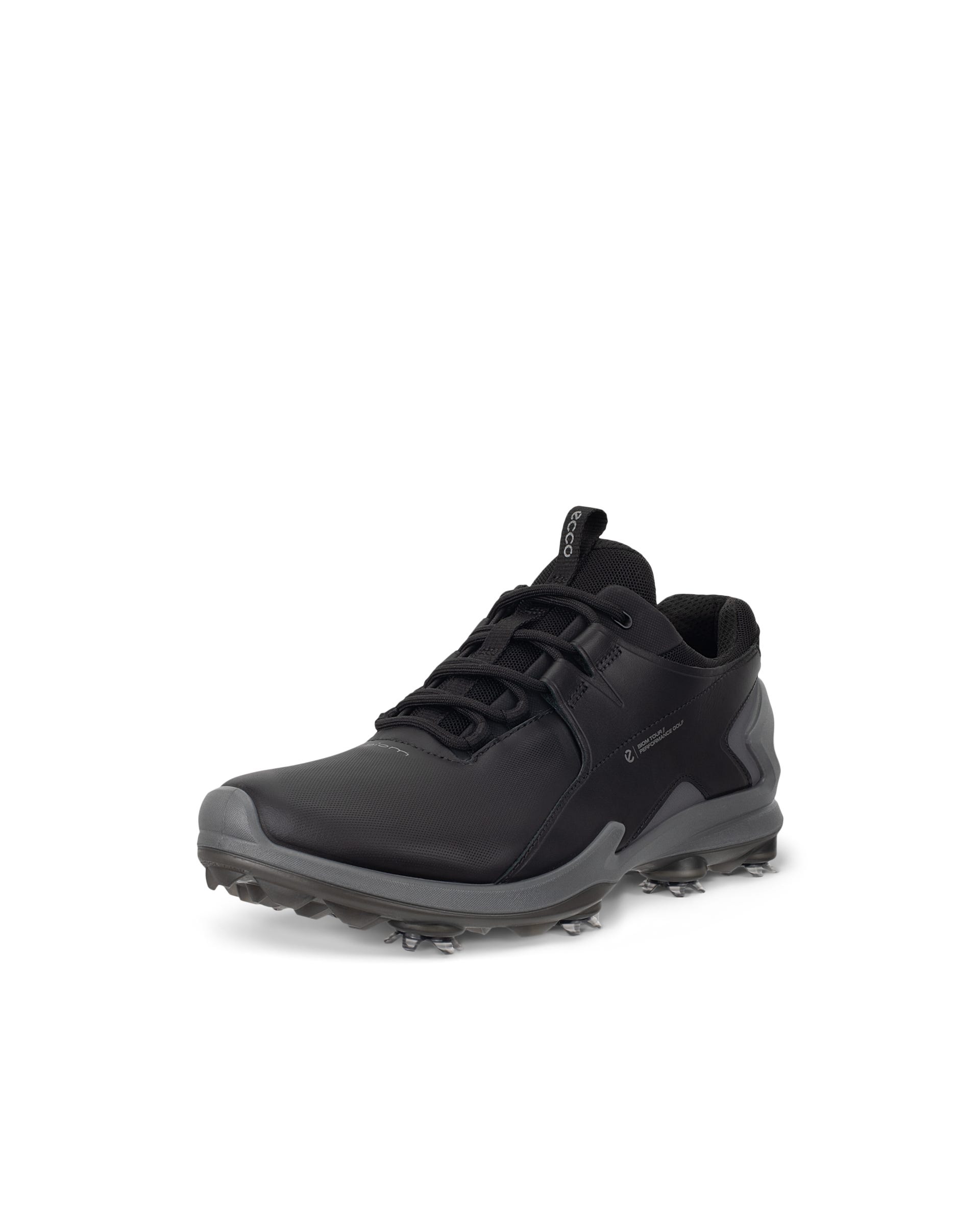 ECCO Men Biom® Tour Lace Golf Shoes - Black - Outside