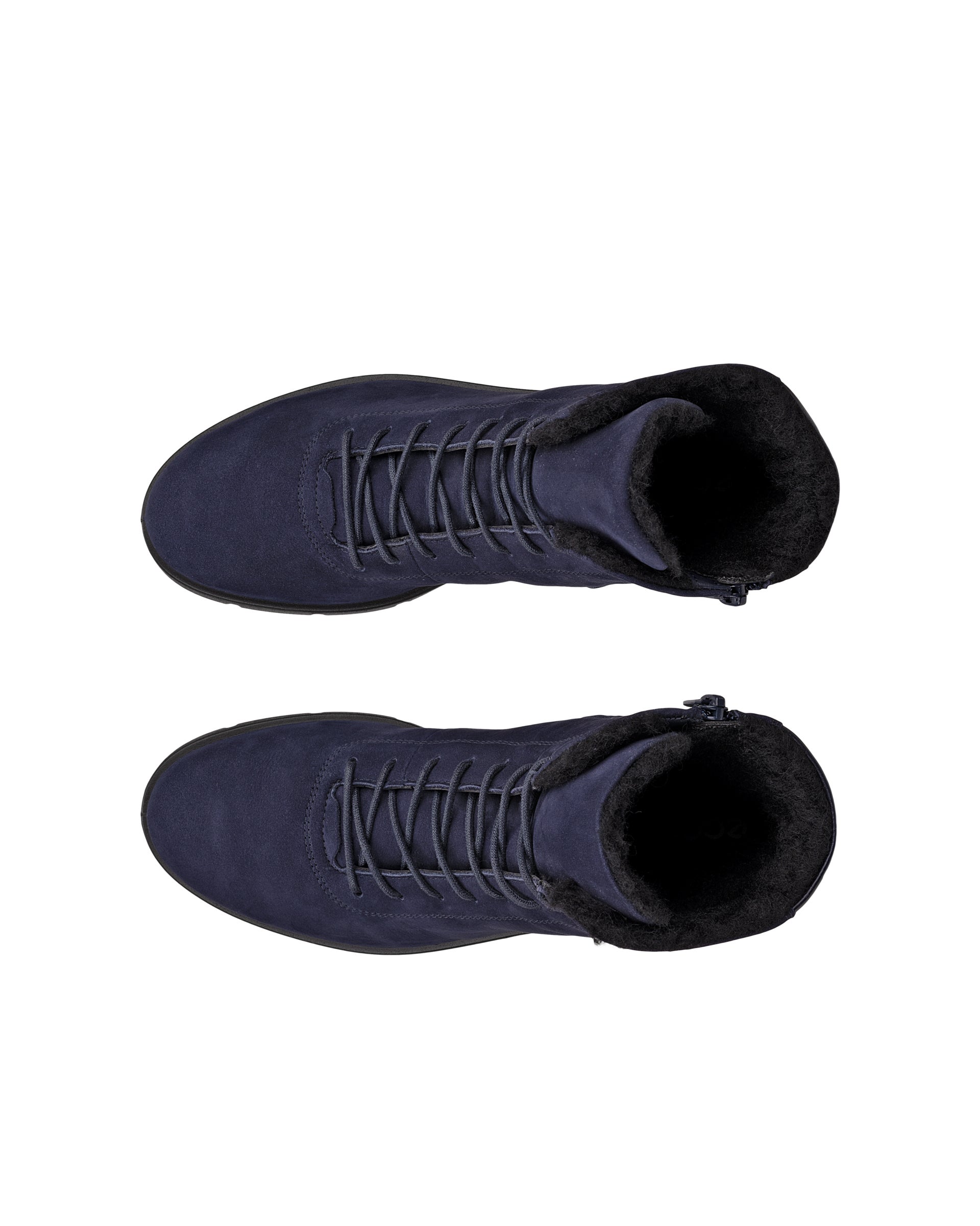 ECCO® BELLA bottes en nubuck pour femme - Bleu - Top left pair