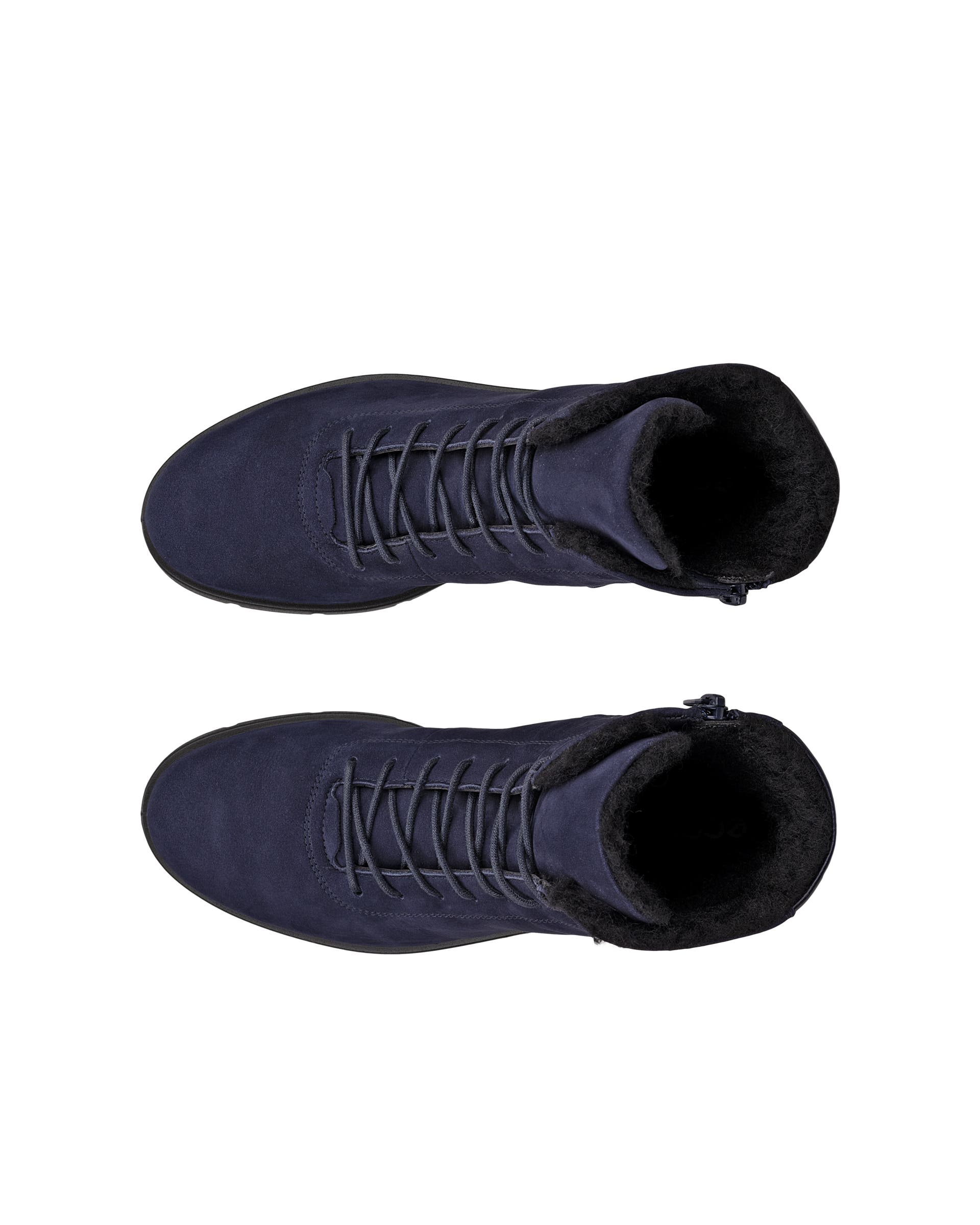 Ženski gležnjarji iz nubuka ECCO® BELLA - Modra - Top left pair