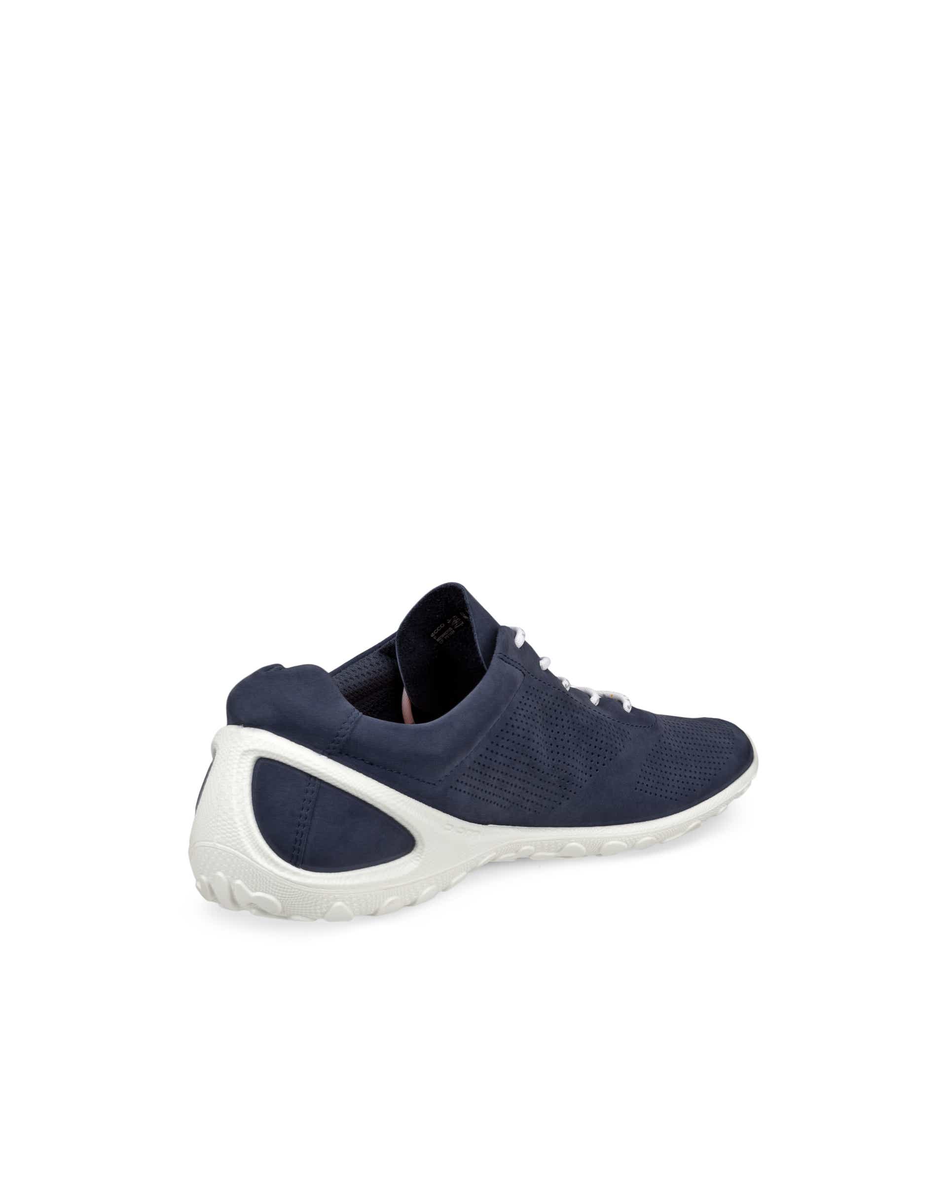 Męskie nubukowe sneakersy ECCO® BIOM LITE - Niebieski - Back