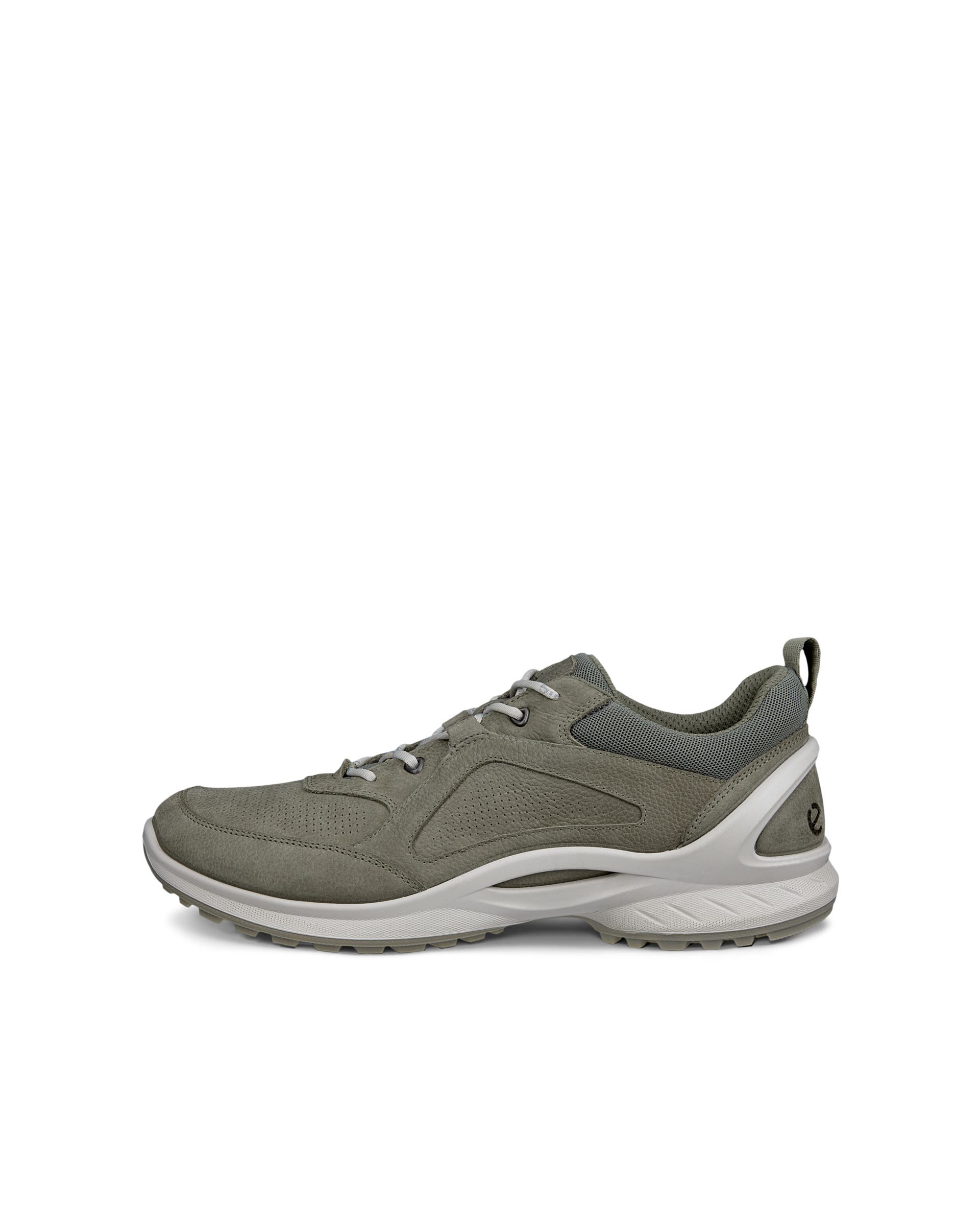 Męskie nubukowe sneakersy ECCO® BIOM ENERGI - Zielony - Outside