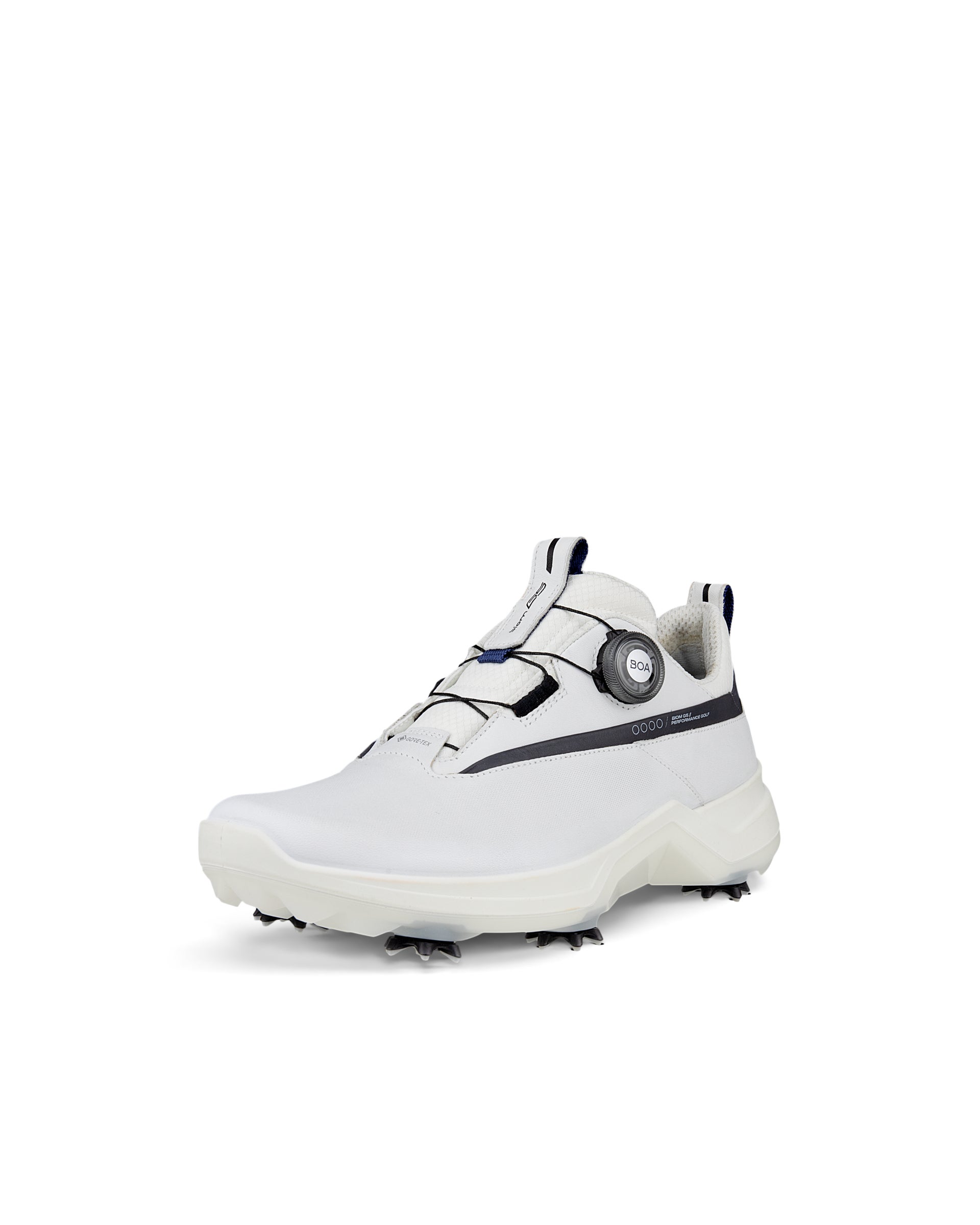 ECCO Golf BIOM G5 BOA メンズ レザーGore-Texゴルフスパイク - ホワイト - Main