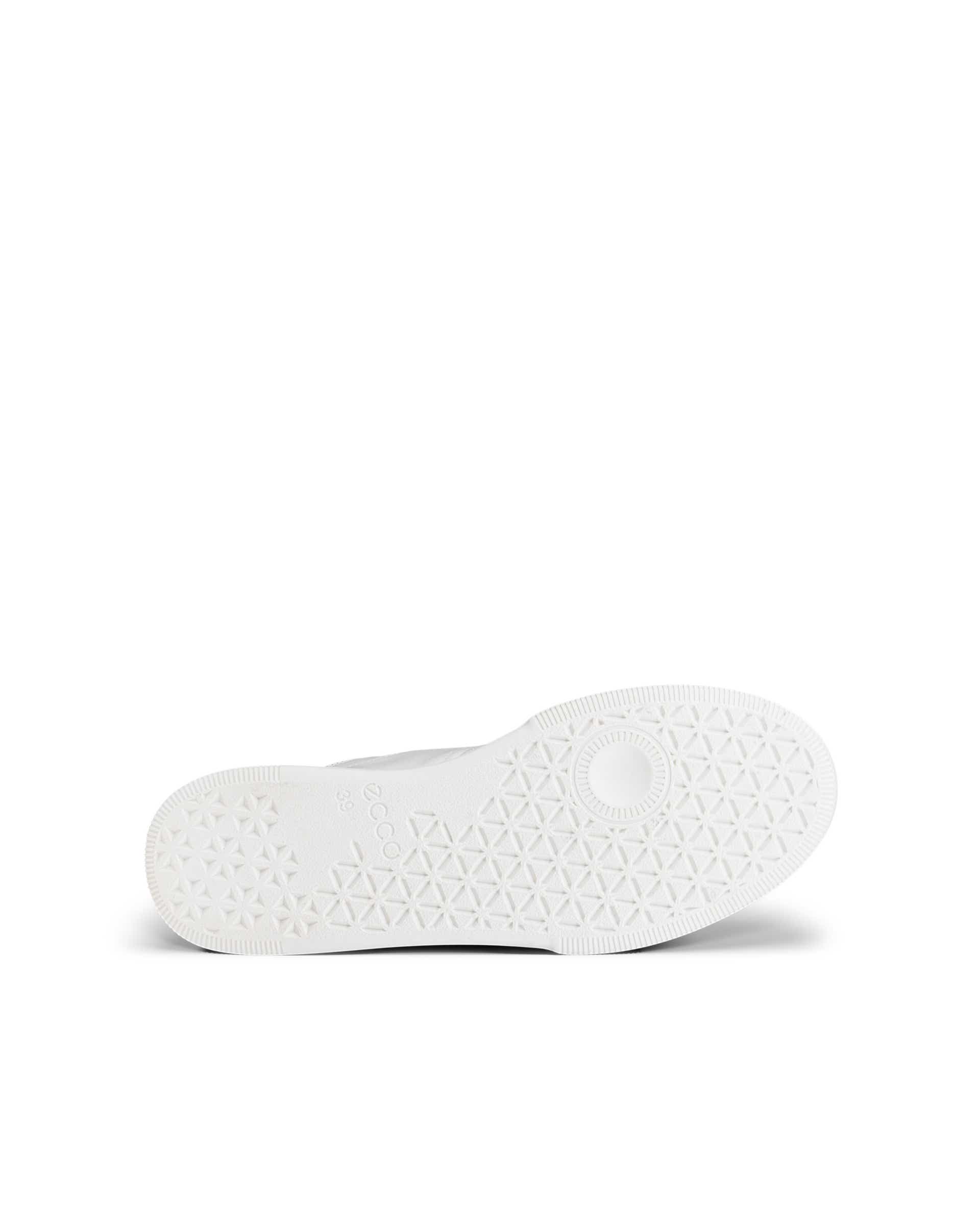 ECCO® STREET COURT dames hoge sneaker in leer - Wit - Sole