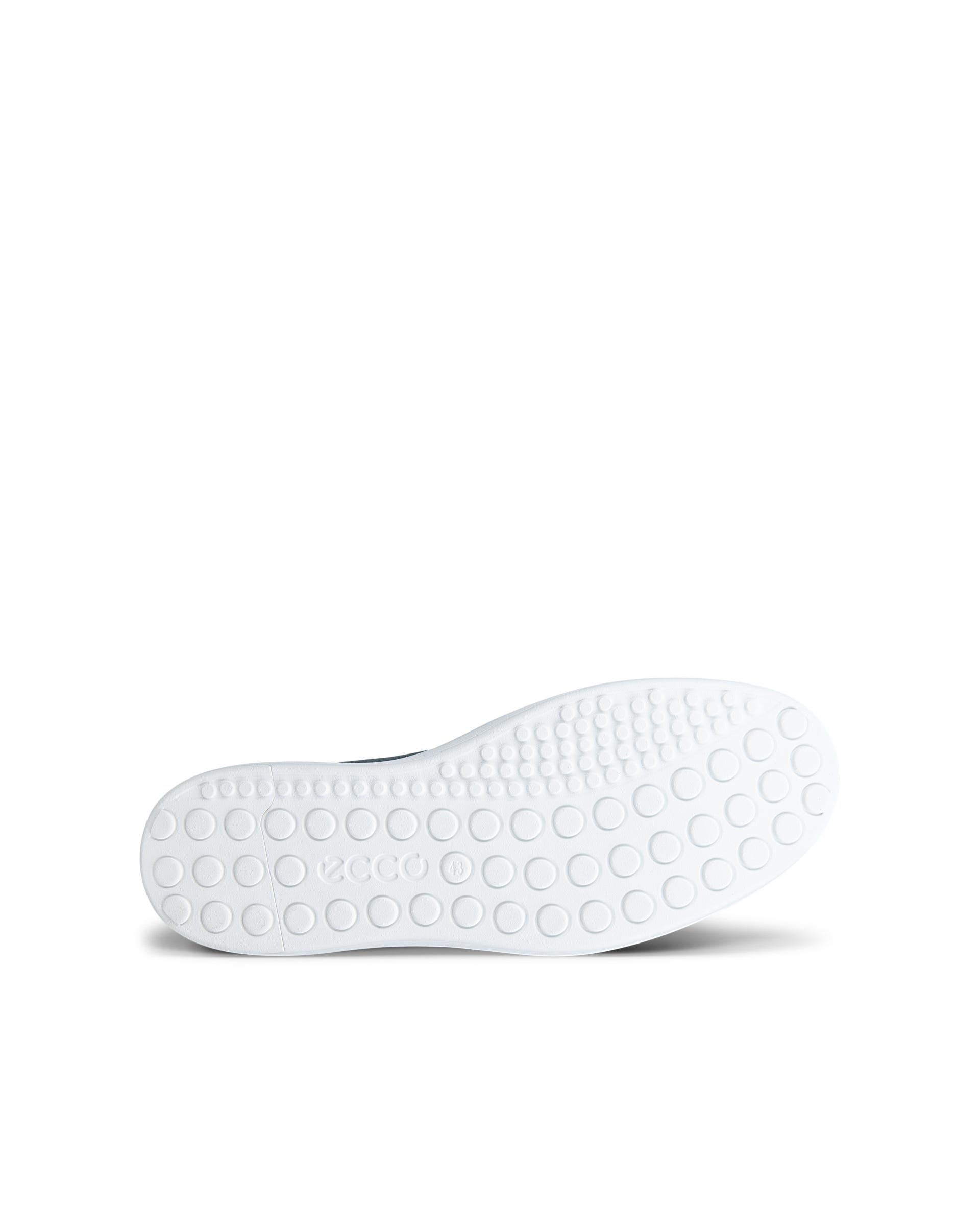 Men's ECCO® Soft 60 Nubuck Slip-On - Blue - Sole