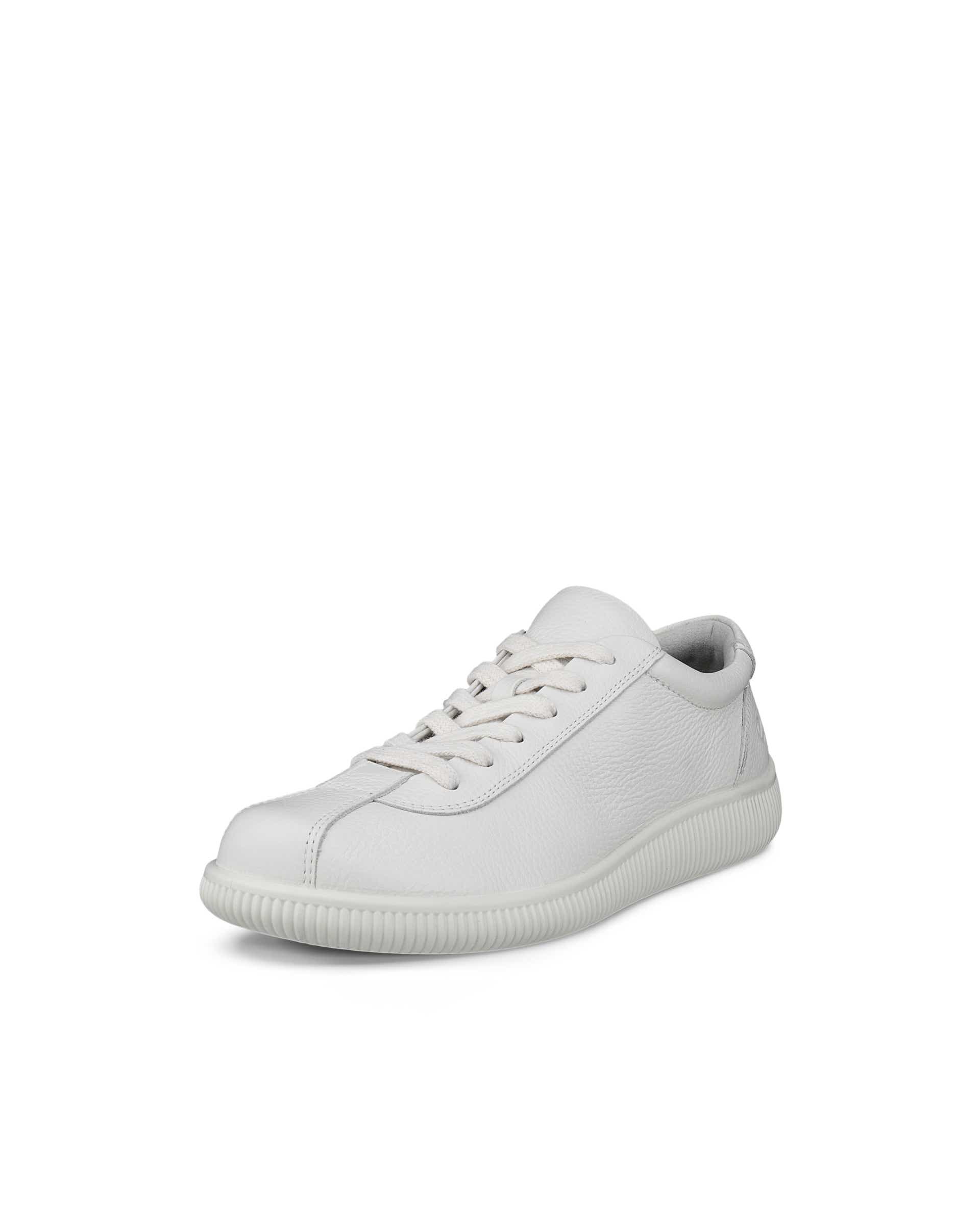 ECCO Soft Zero WOMEN ウィメンズ レザースニーカー | ホワイト ECCO Soft Zero WOMEN ウィメンズ レザースニーカー | ホワイト