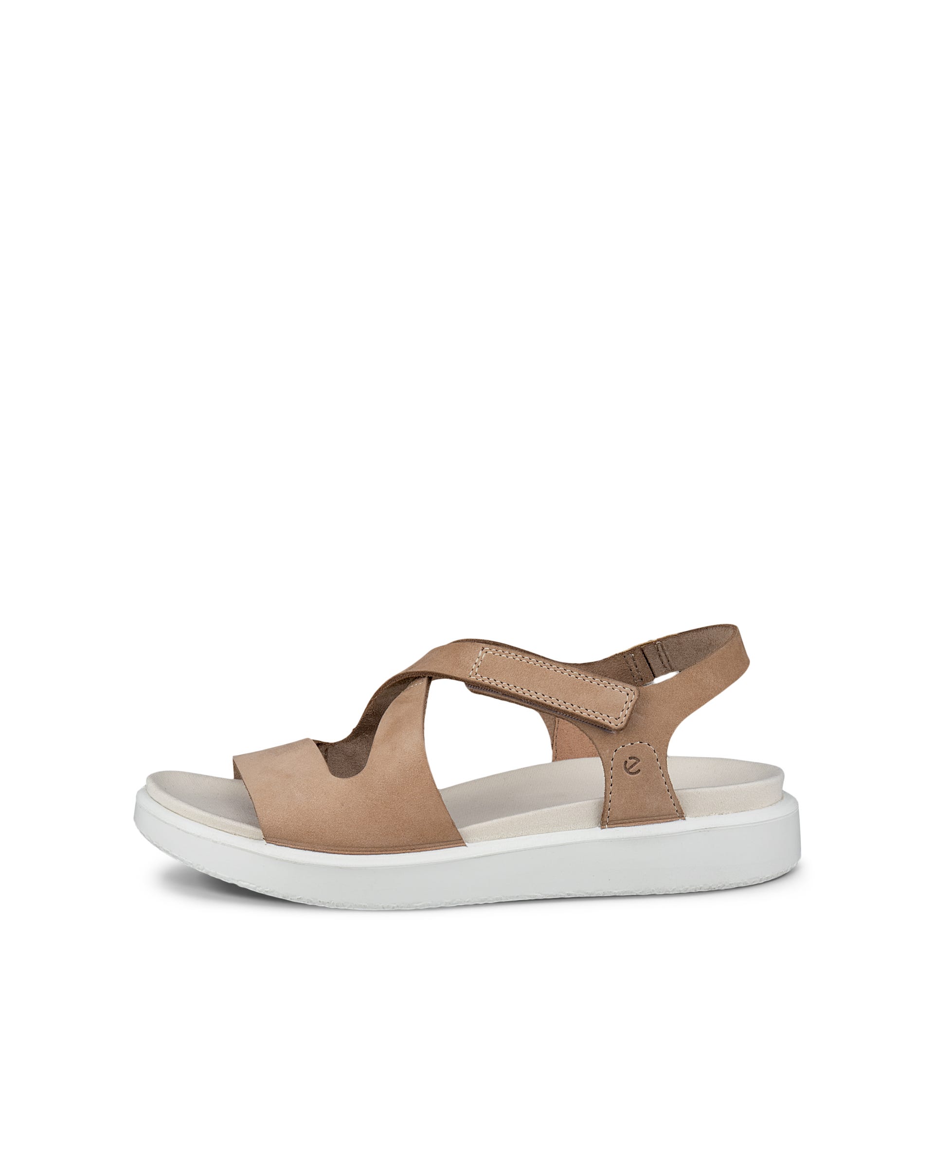 Sandale en cuir Flowt ECCO® pour femmes - Beige - Outside
