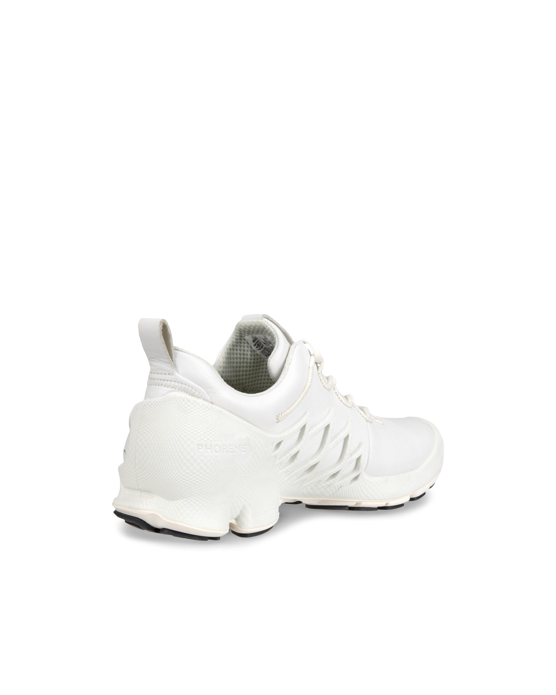 Women's ECCO® BIOM AEX Leather Shoe - White - Back