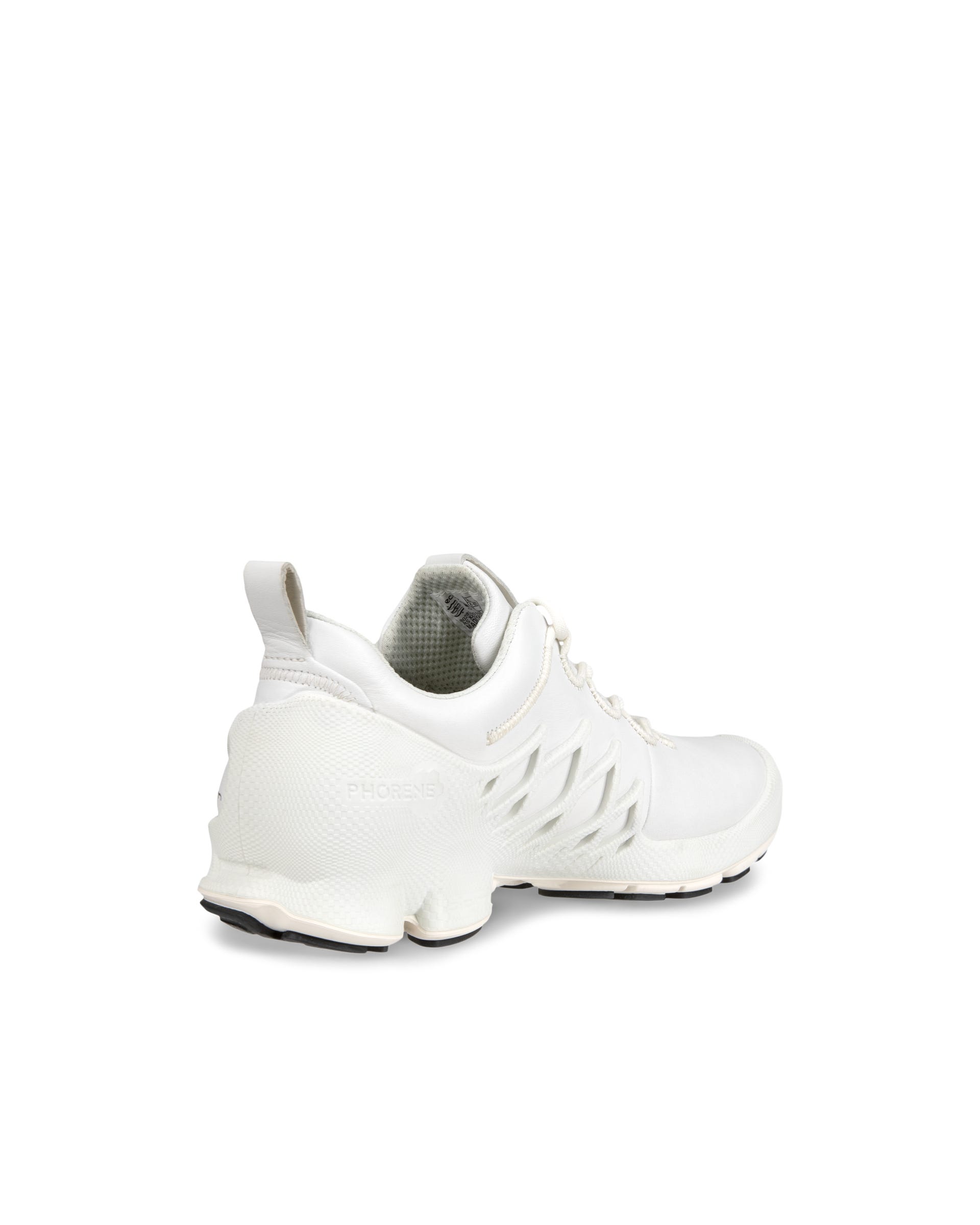 Women's ECCO® BIOM AEX Leather Shoe - White - Back