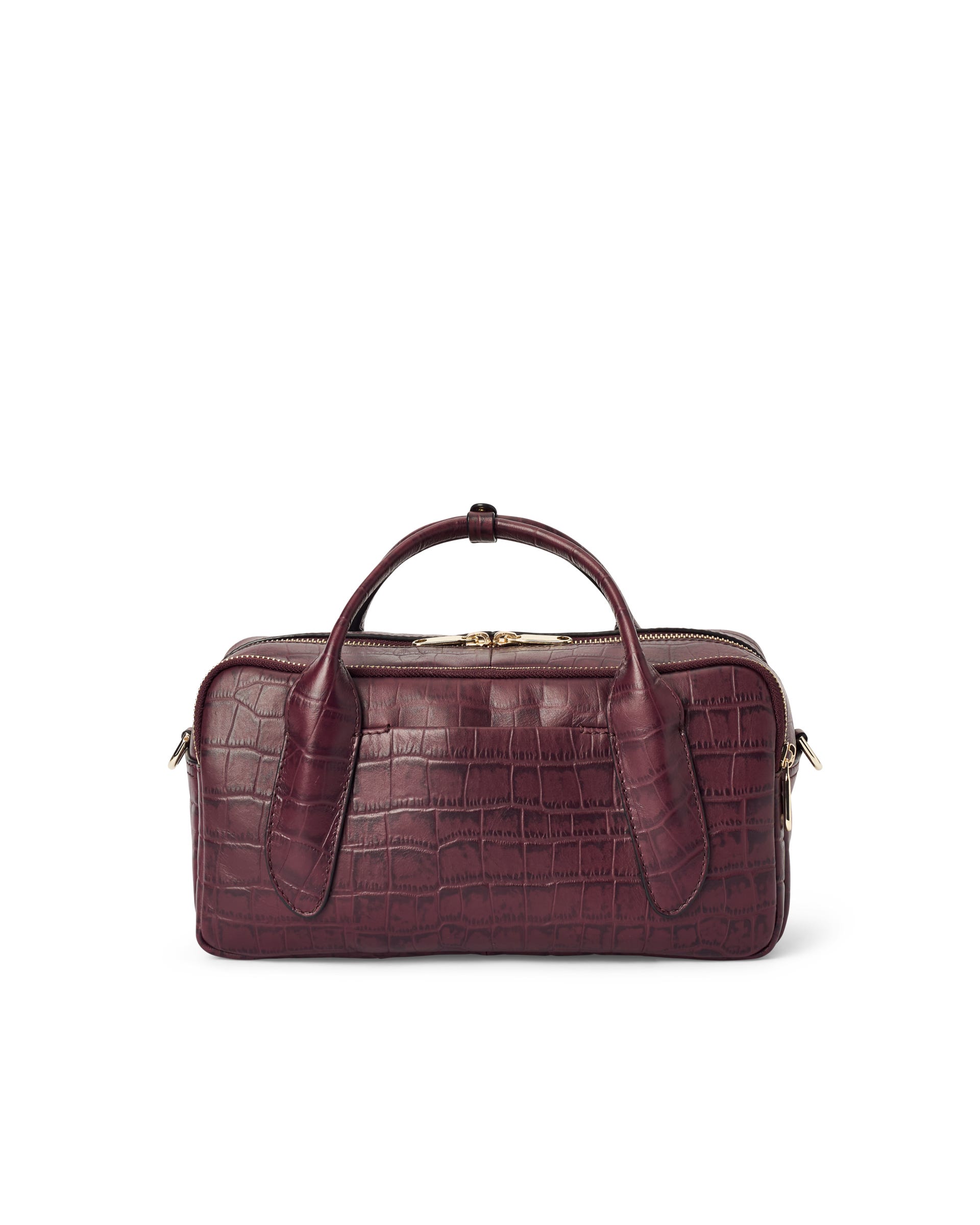 ECCO® BOWLING BAG ženske kožna bowling torba - Purpurna - Main