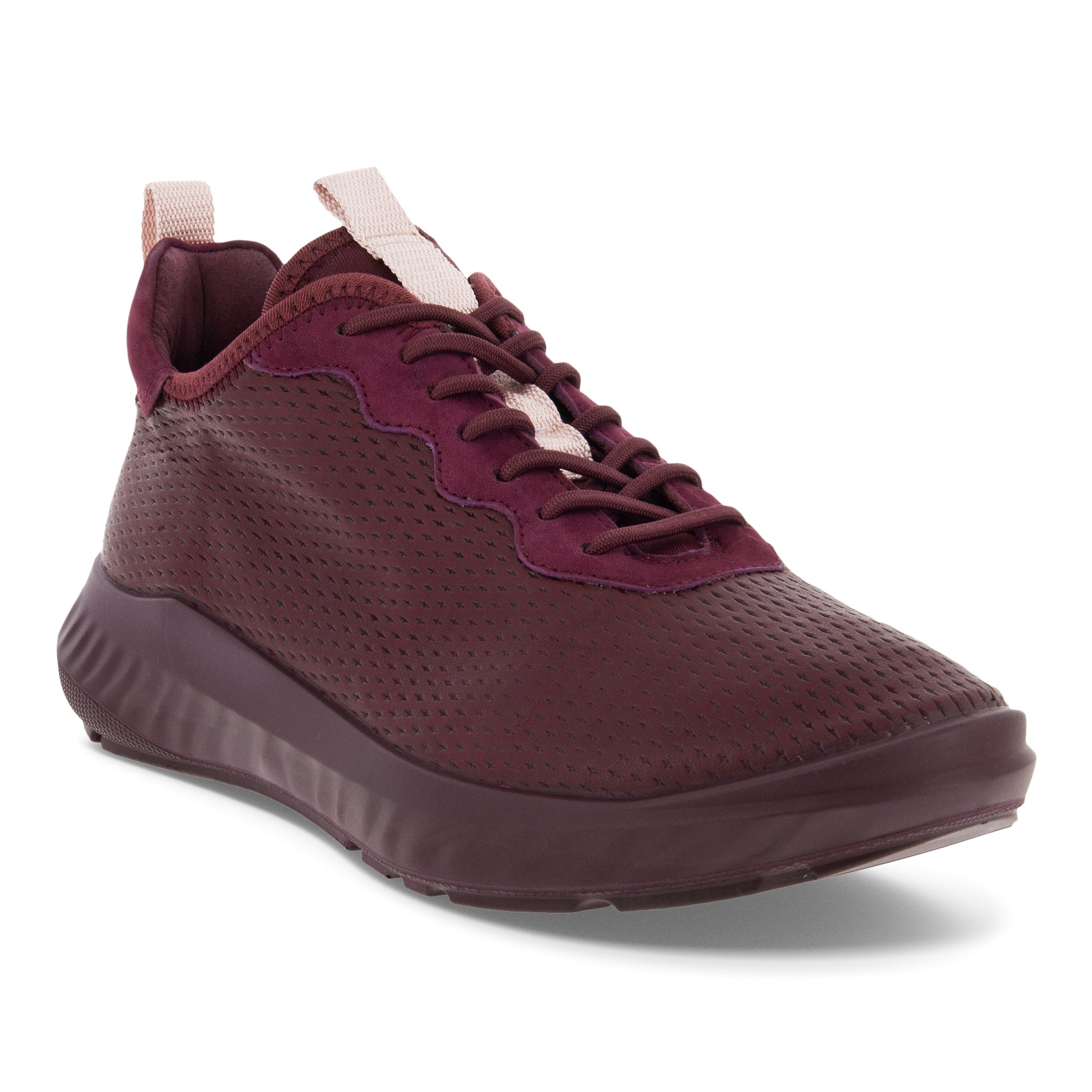 ECCO ATH 1F ウィメンズ レザースニーカー - レッド - Main