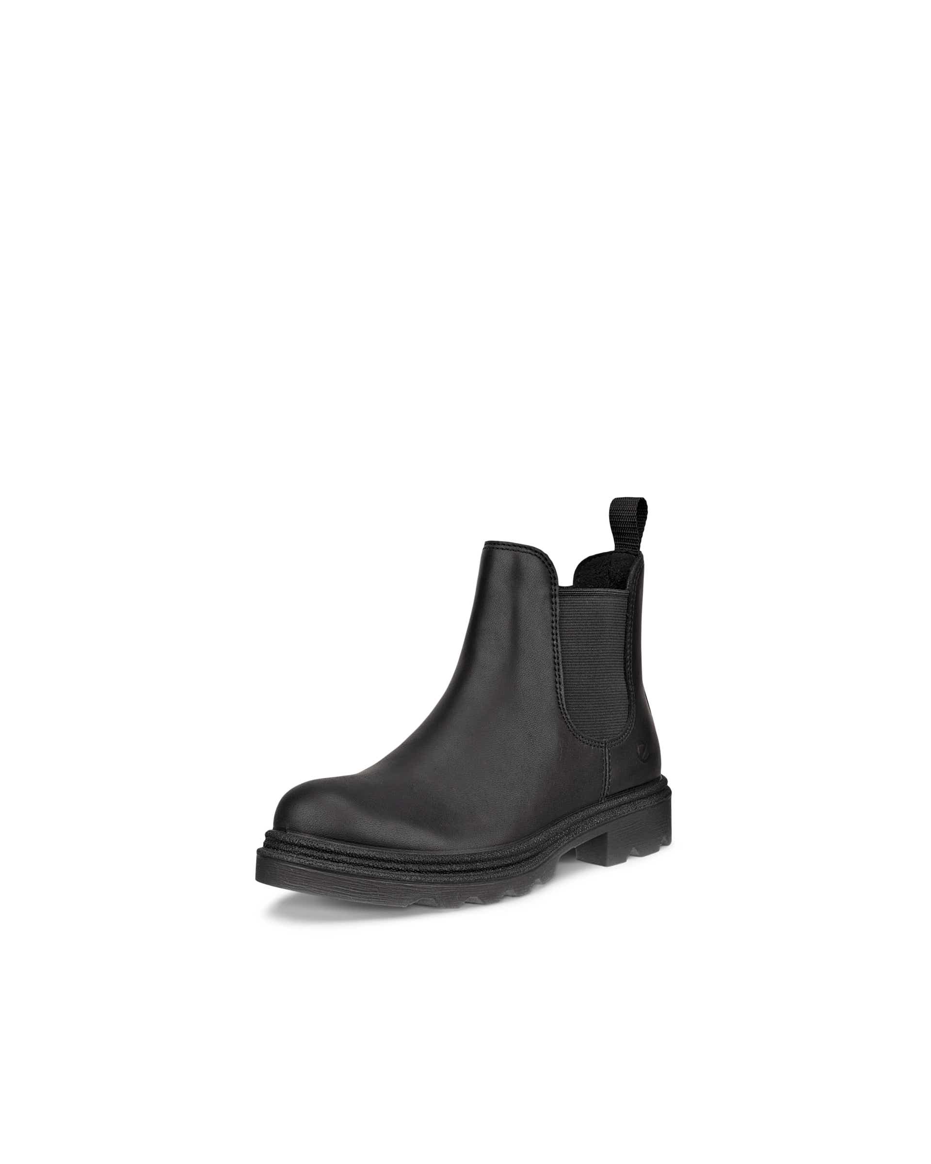 Botas Chelsea impermeable de piel ECCO® Grainer para niño/a - Negro - Main
