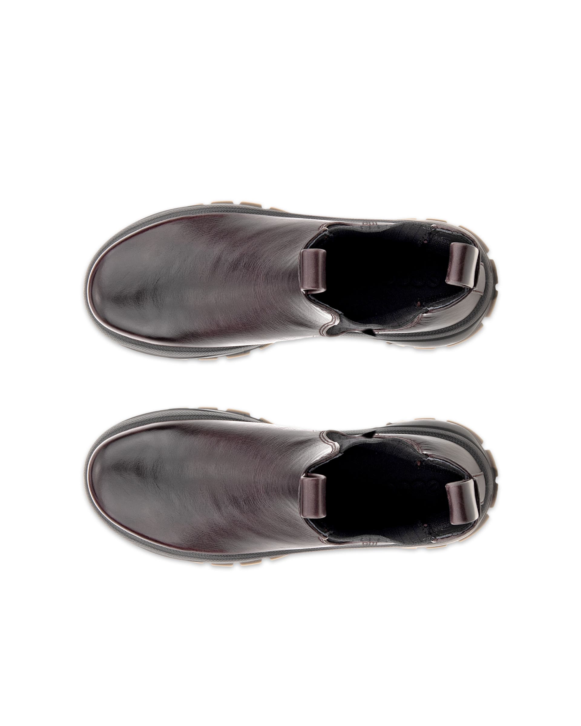 ECCO® TRACK 30 dames leren Chelsea boot - Bruin - Top left pair