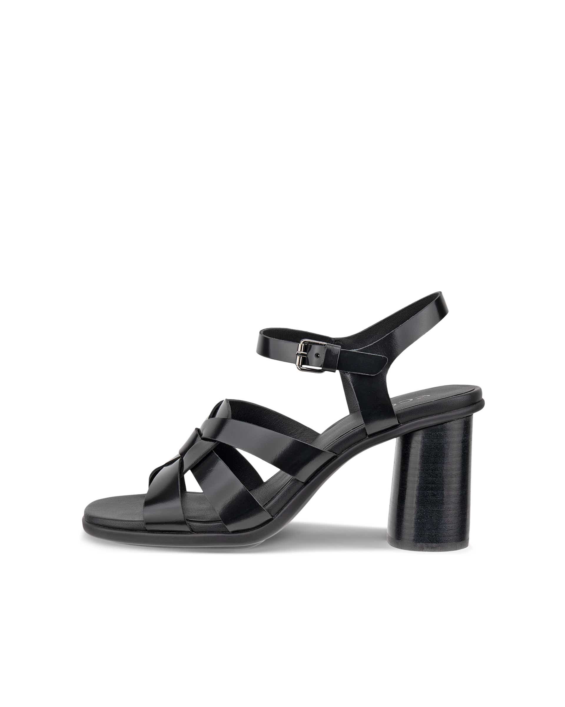 Women's ECCO® Sculpted Alba 65 Patent Leather Heeled Sandal | Black Women's ECCO® Sculpted Alba 65 Patent Leather Heeled Sandal | Black