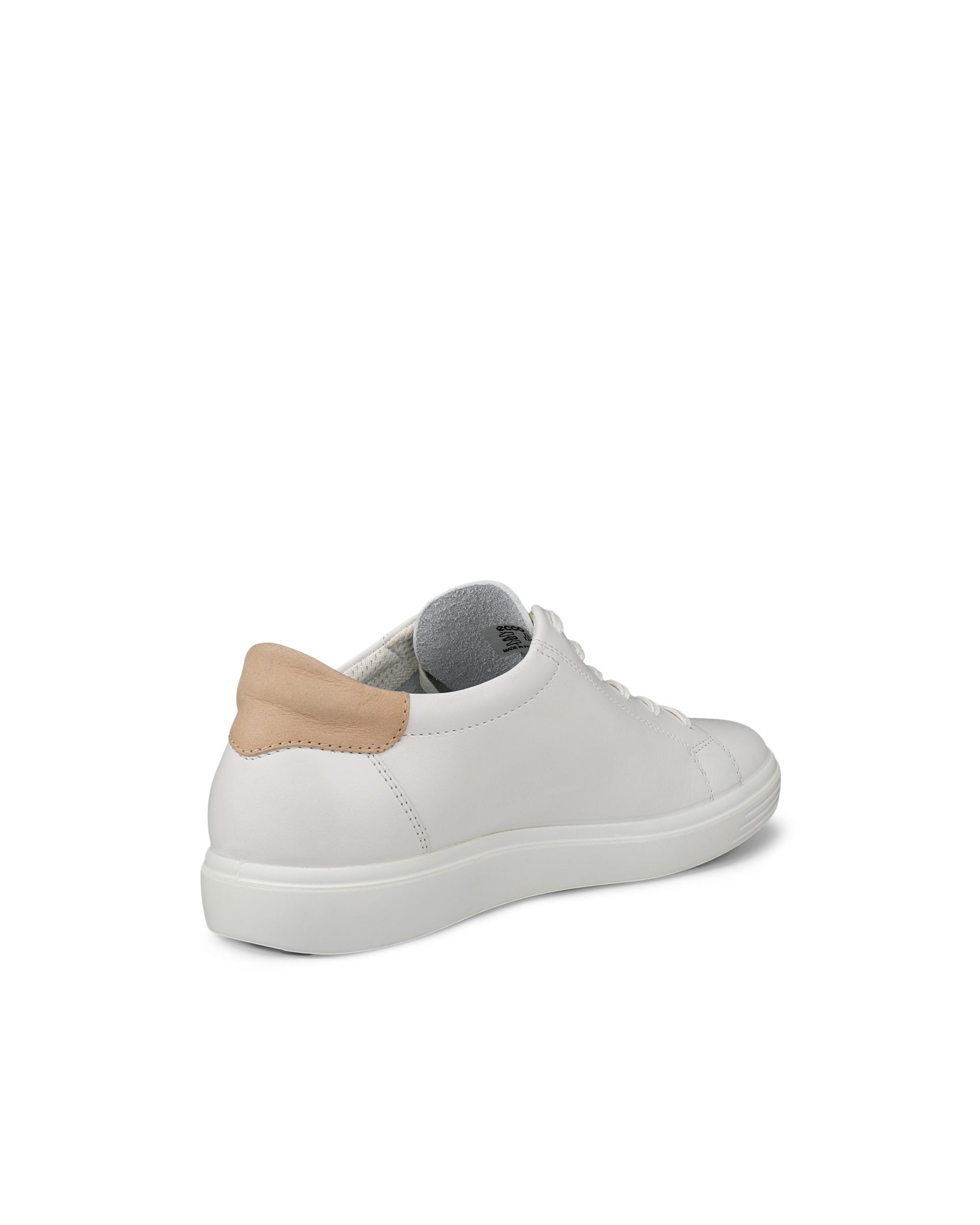 Zapatillas de piel ECCO® CLASSIC SNEAKER para mujer - Blanco - Outside
