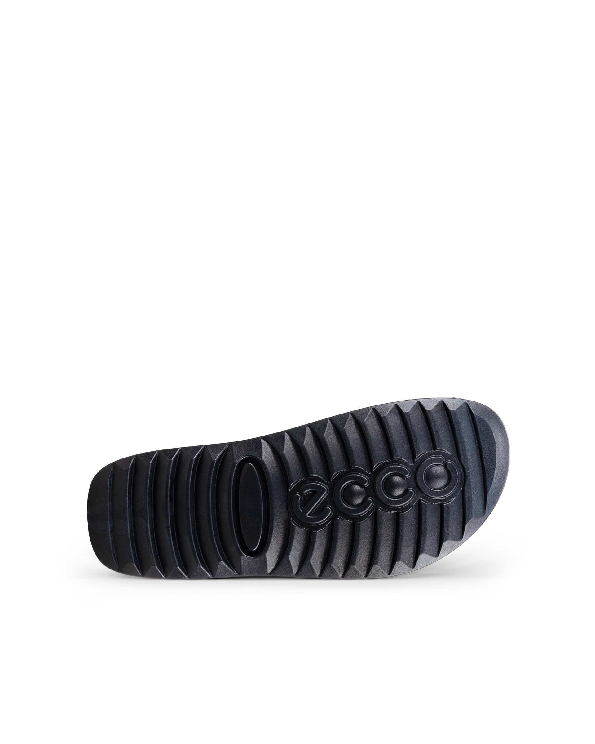 ECCO Cozmo Slide メンズ ヌバック2ストラップサンダル - ブルー - Sole