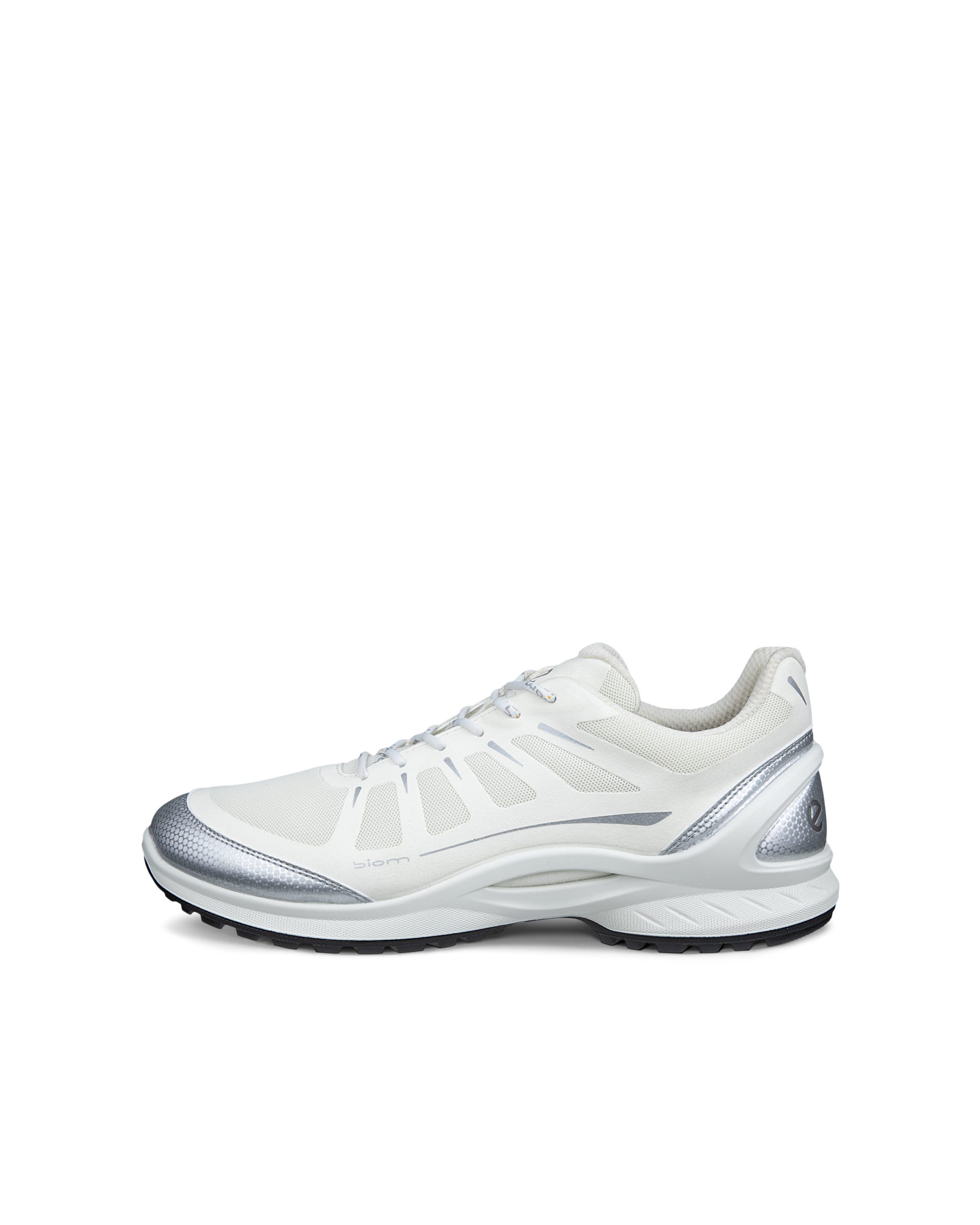 Men's ECCO® BIOM ENERGI Textile Trainer - White - Outside