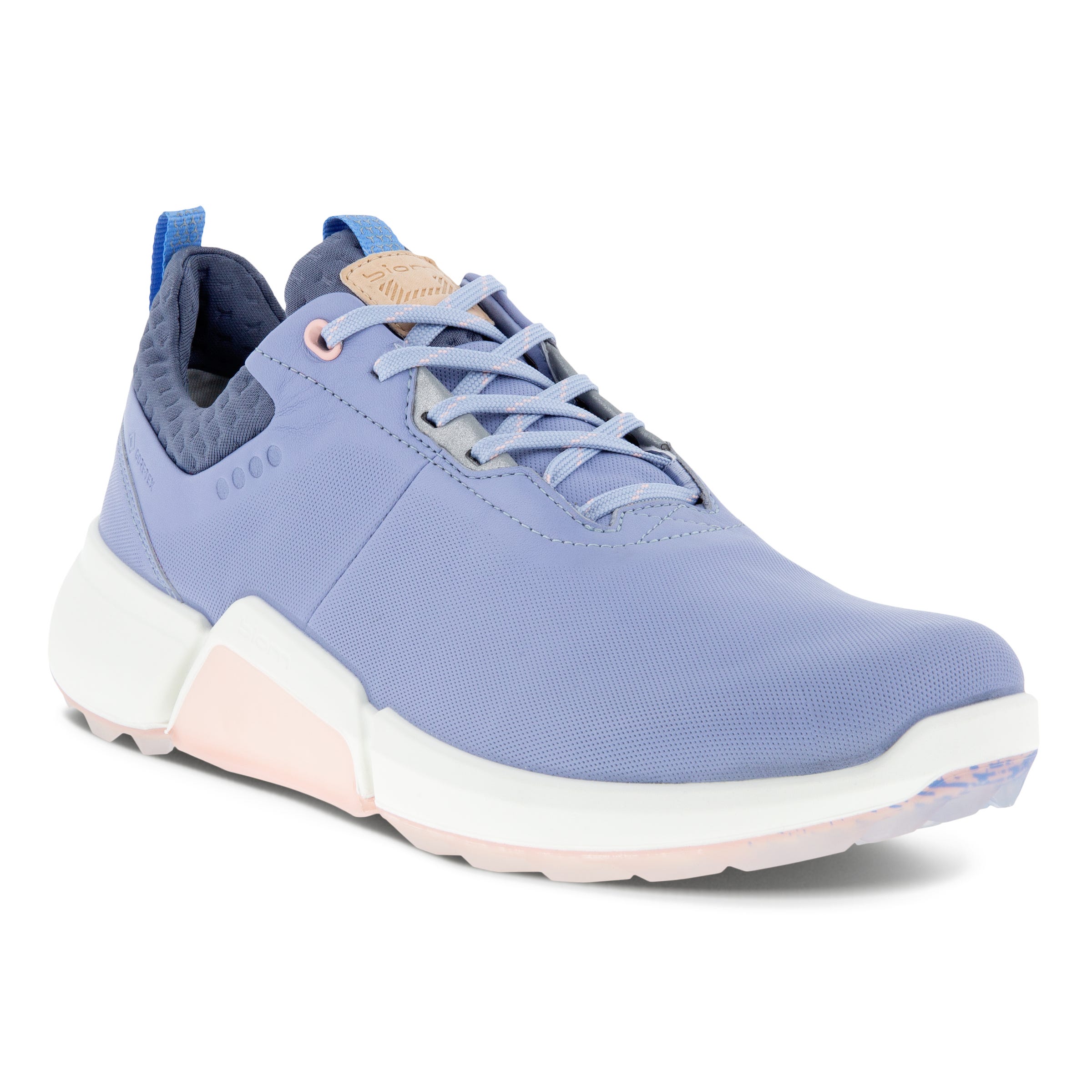 Ladies ECCO® Golf BIOM H4 Leather Gore-Tex Shoe - Blue - Main