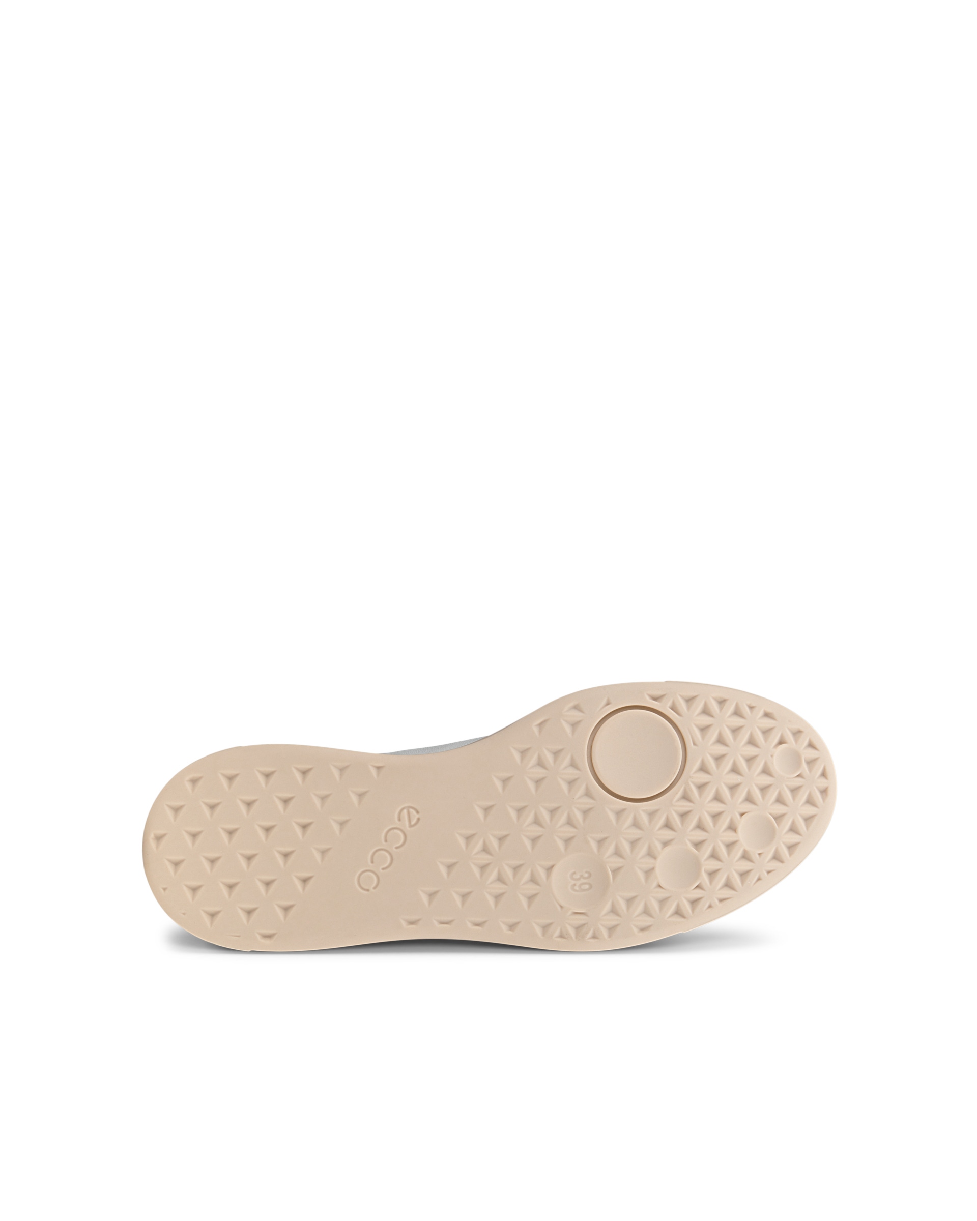 Women's ECCO® Street Tray Leather Sneaker - Beige - Sole