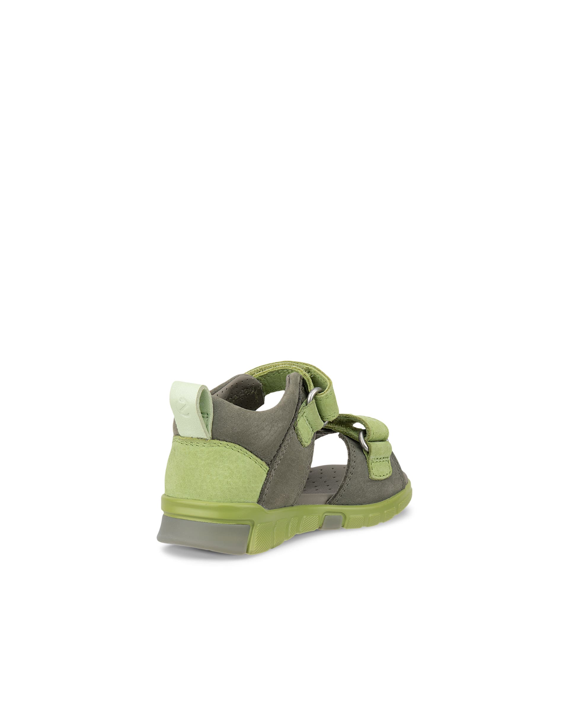 ECCO® MINI STRIDE SANDAL Kinder Trekkingsandale aus Nubukleder - Grün - Back