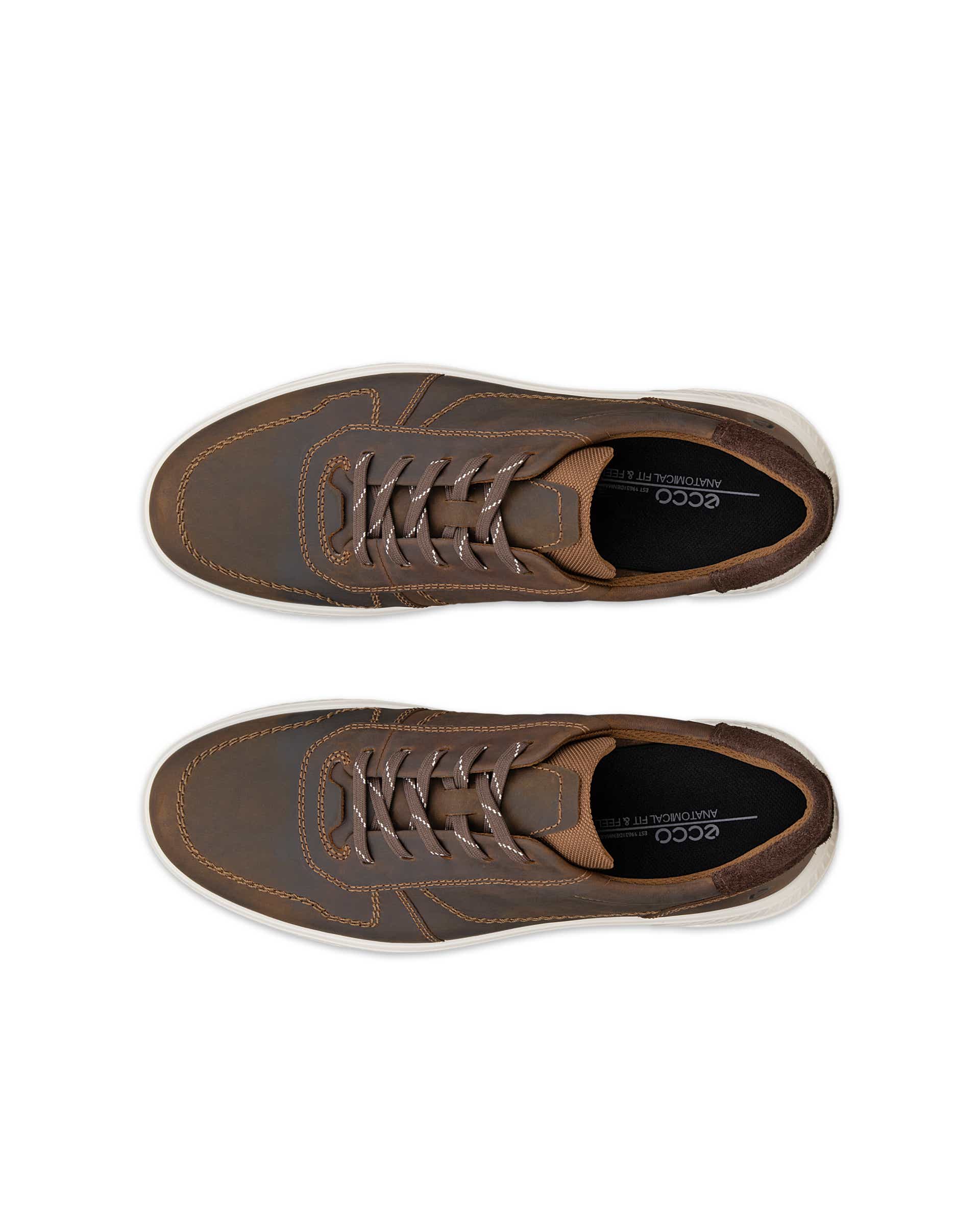 ECCO® MOVE Herren Nubuklederschuh - Braun - Top left pair