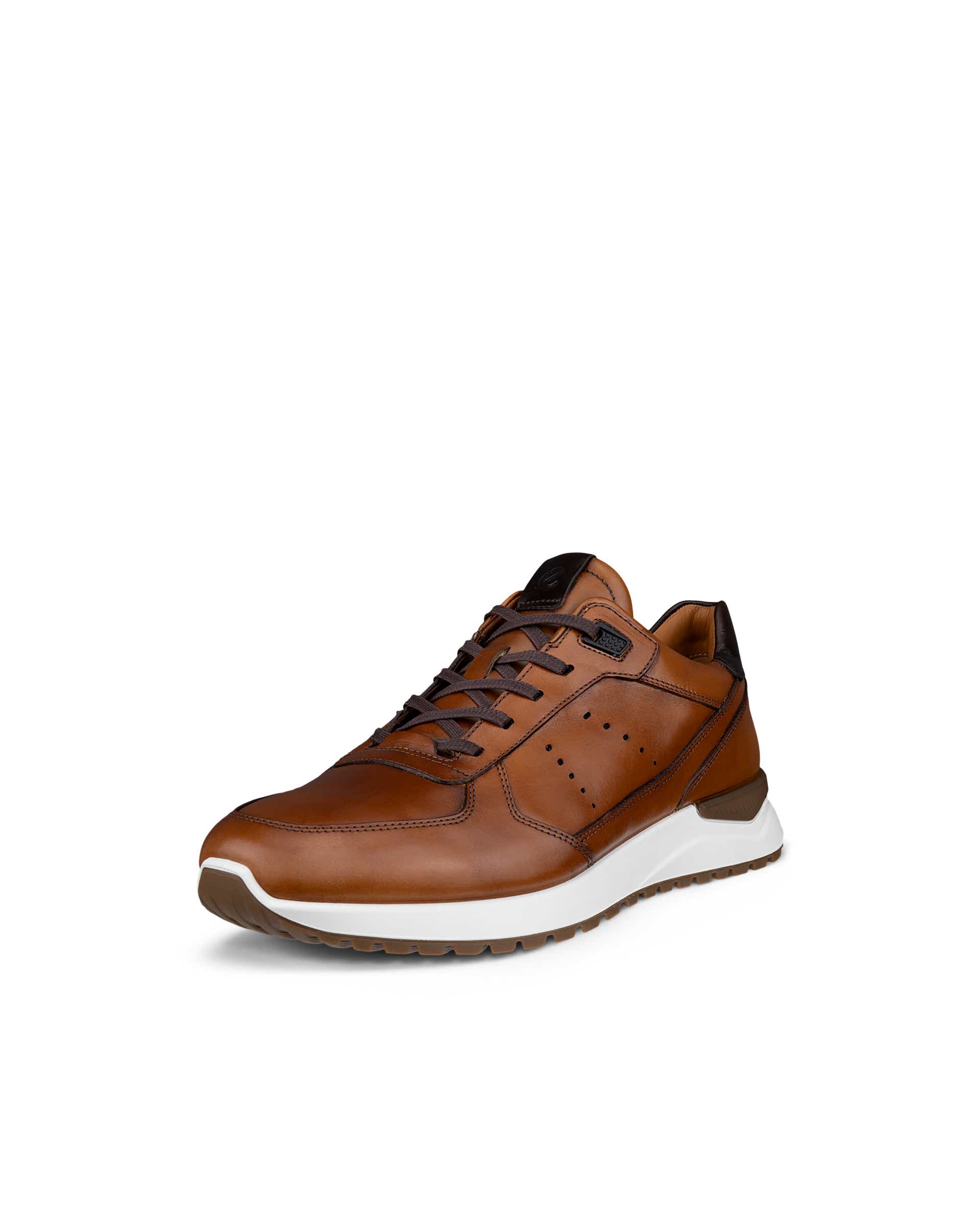 Men's ECCO® ASTIR NEO Leather Sneaker - Brown - Main