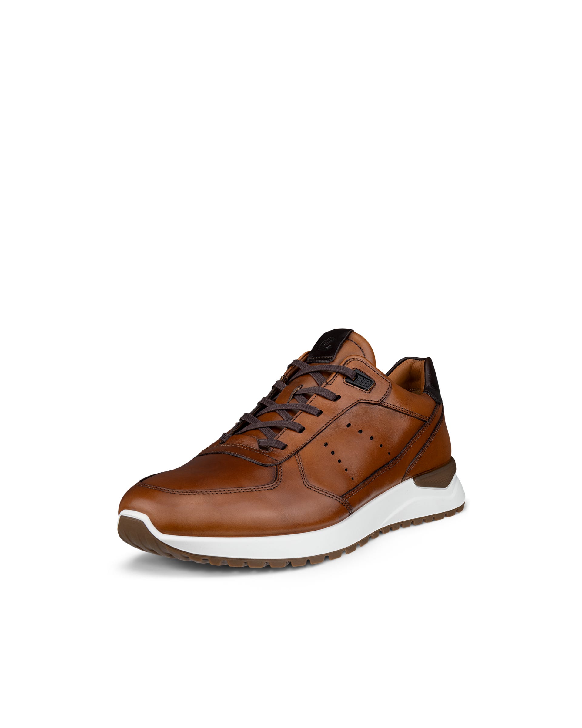 Men's ECCO® ASTIR NEO Leather Sneaker - Brown - Outside