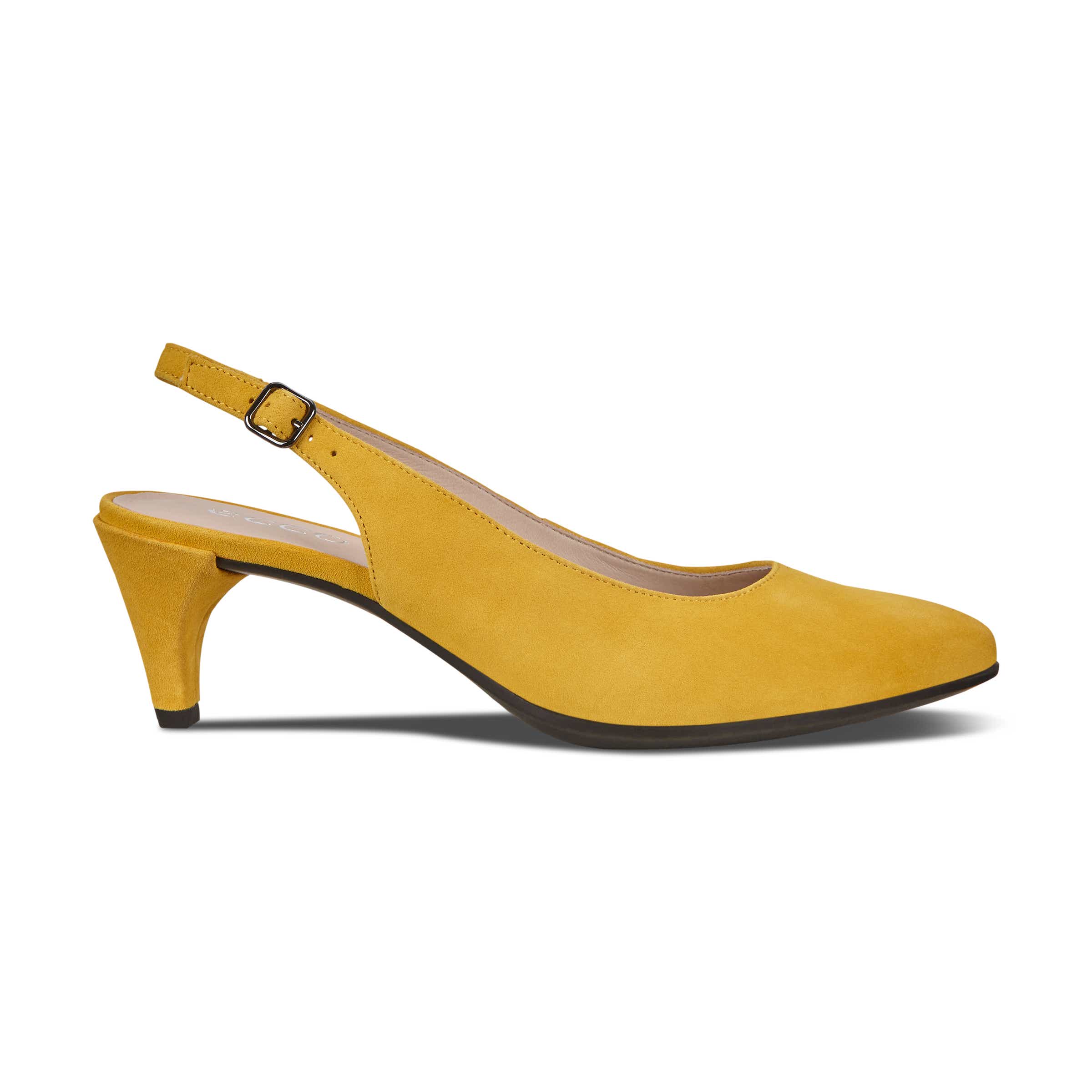 ECCO Women Shape 45 Bout Pointu Courroie Arrière Sandale - Yellow - Outside