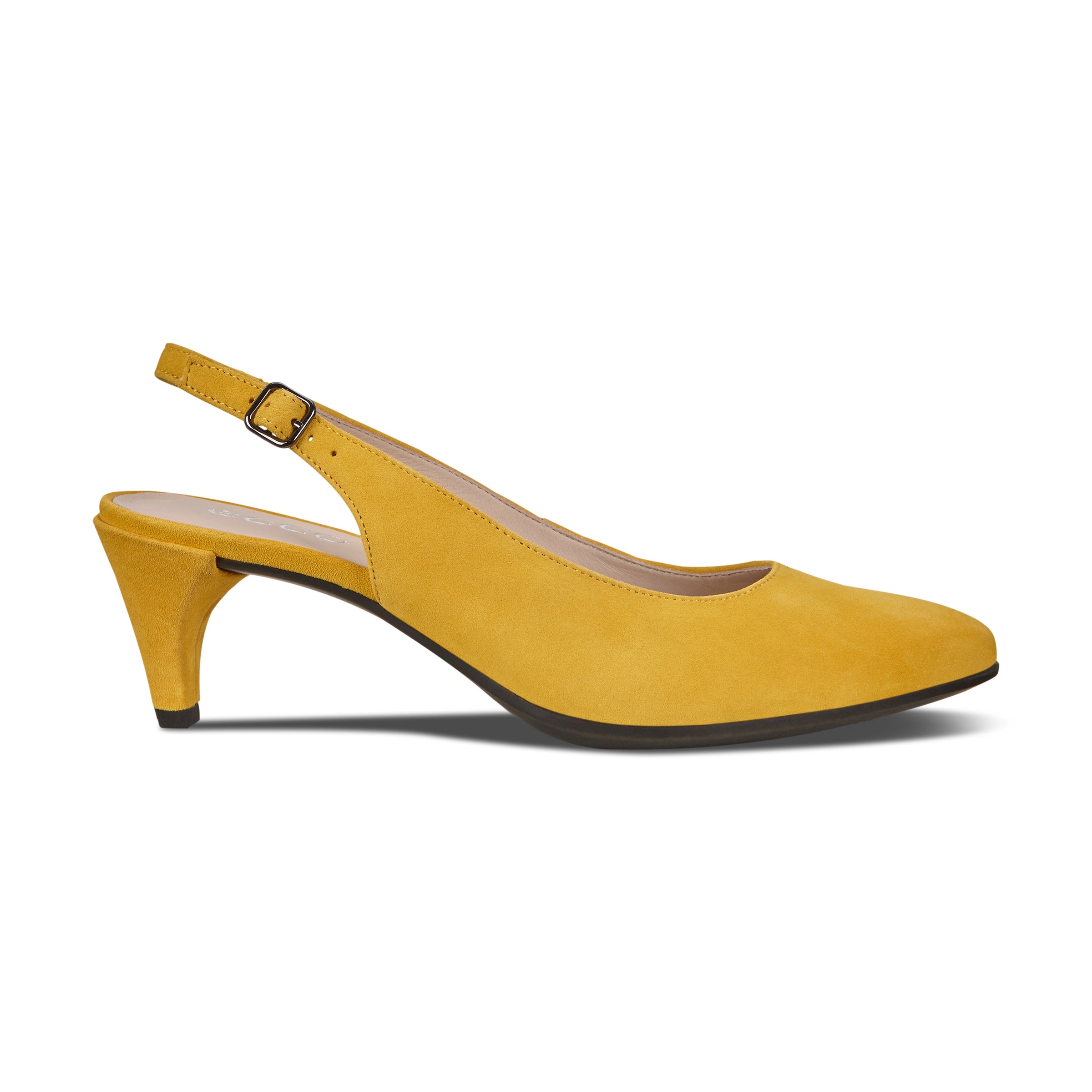 ECCO Women Shape 45 Bout Pointu Courroie Arrière Sandale - Yellow - Outside