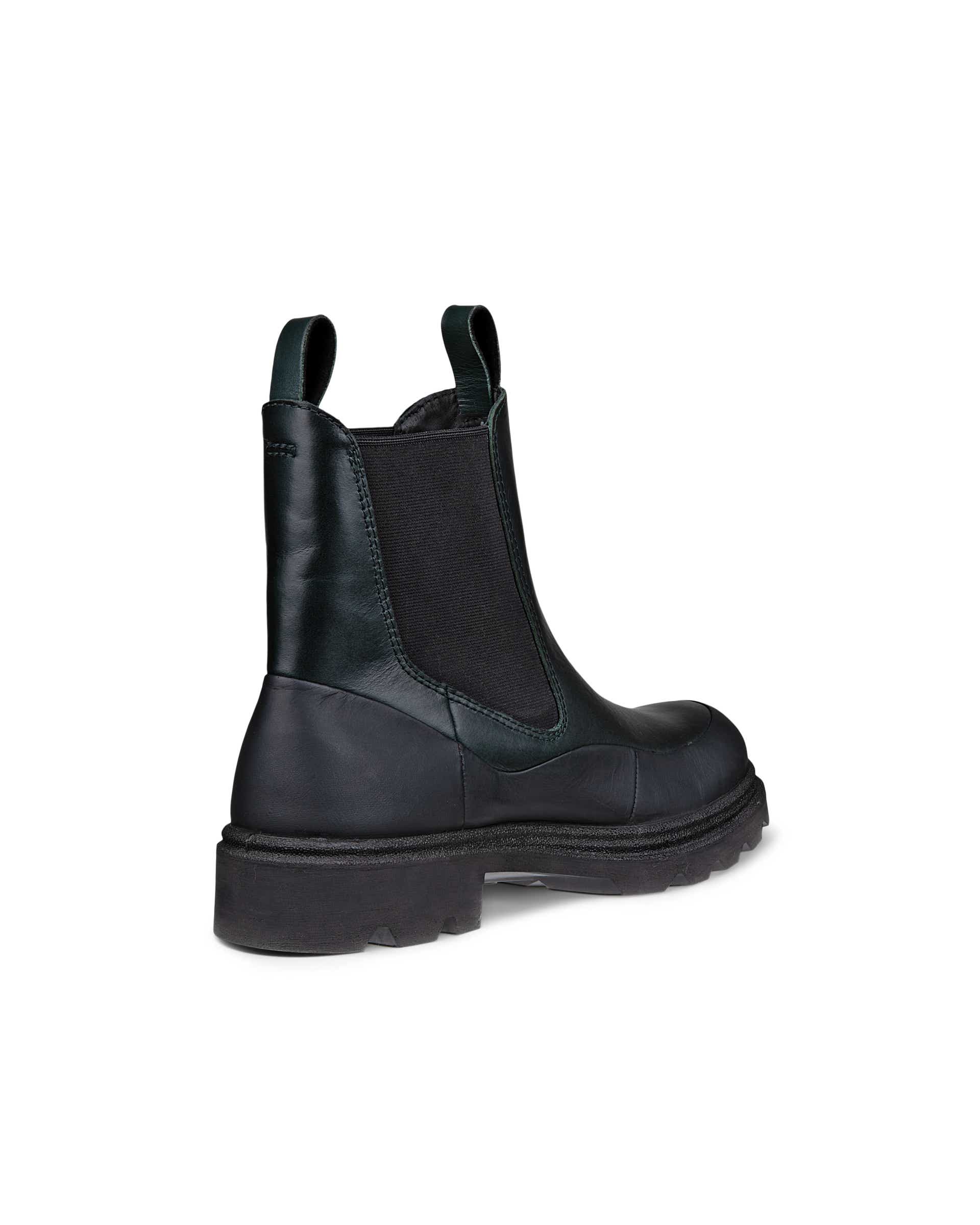 ECCO® GRAINER Damen Chelsea Boot aus Leder - Grün - Back