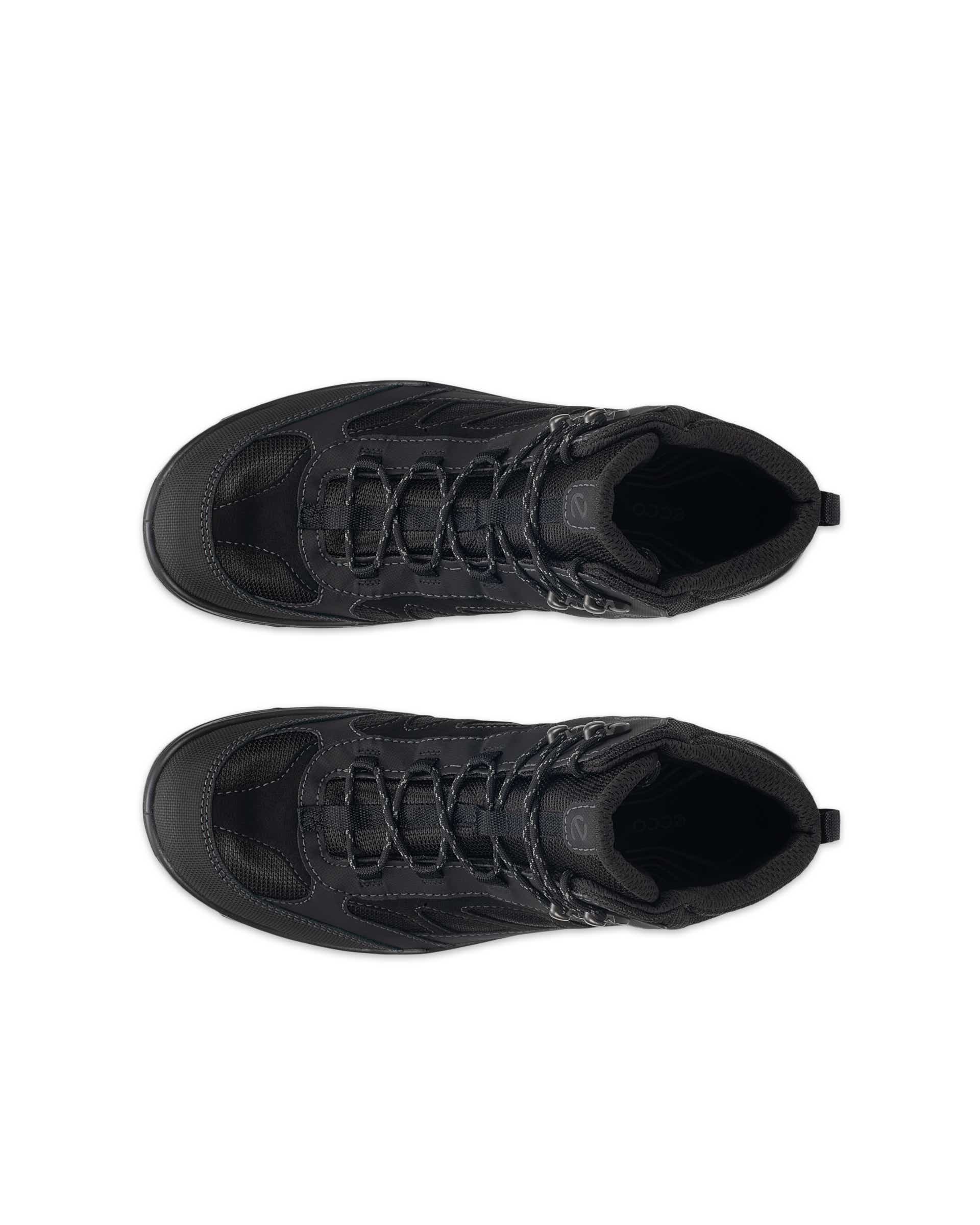 Męskie buty outdoor za kostkę Gore-Tex ECCO® XPEDITION III - Czarny - Top left pair