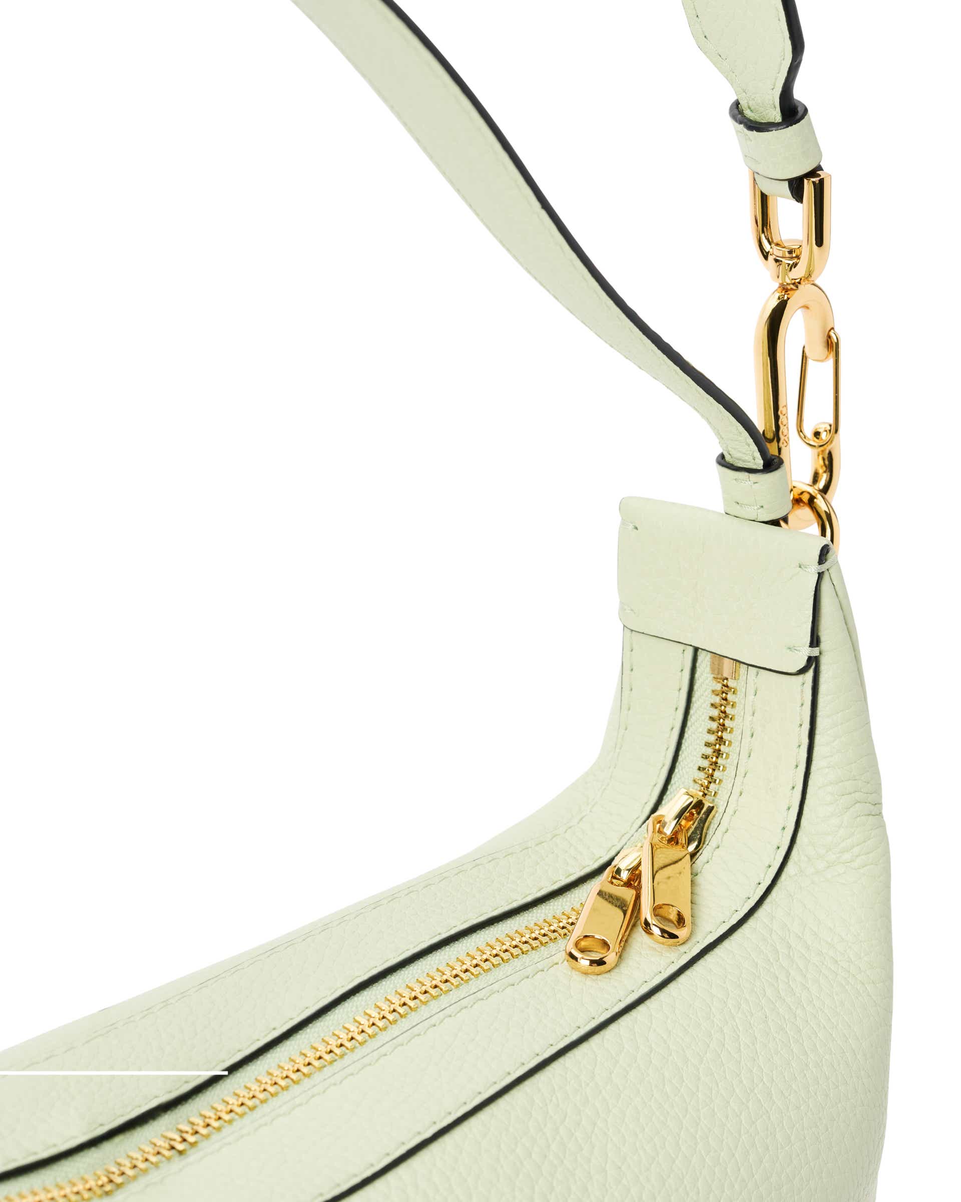 ECCO Hobo S レザーホーボーバッグ - グリーン - Detail-1