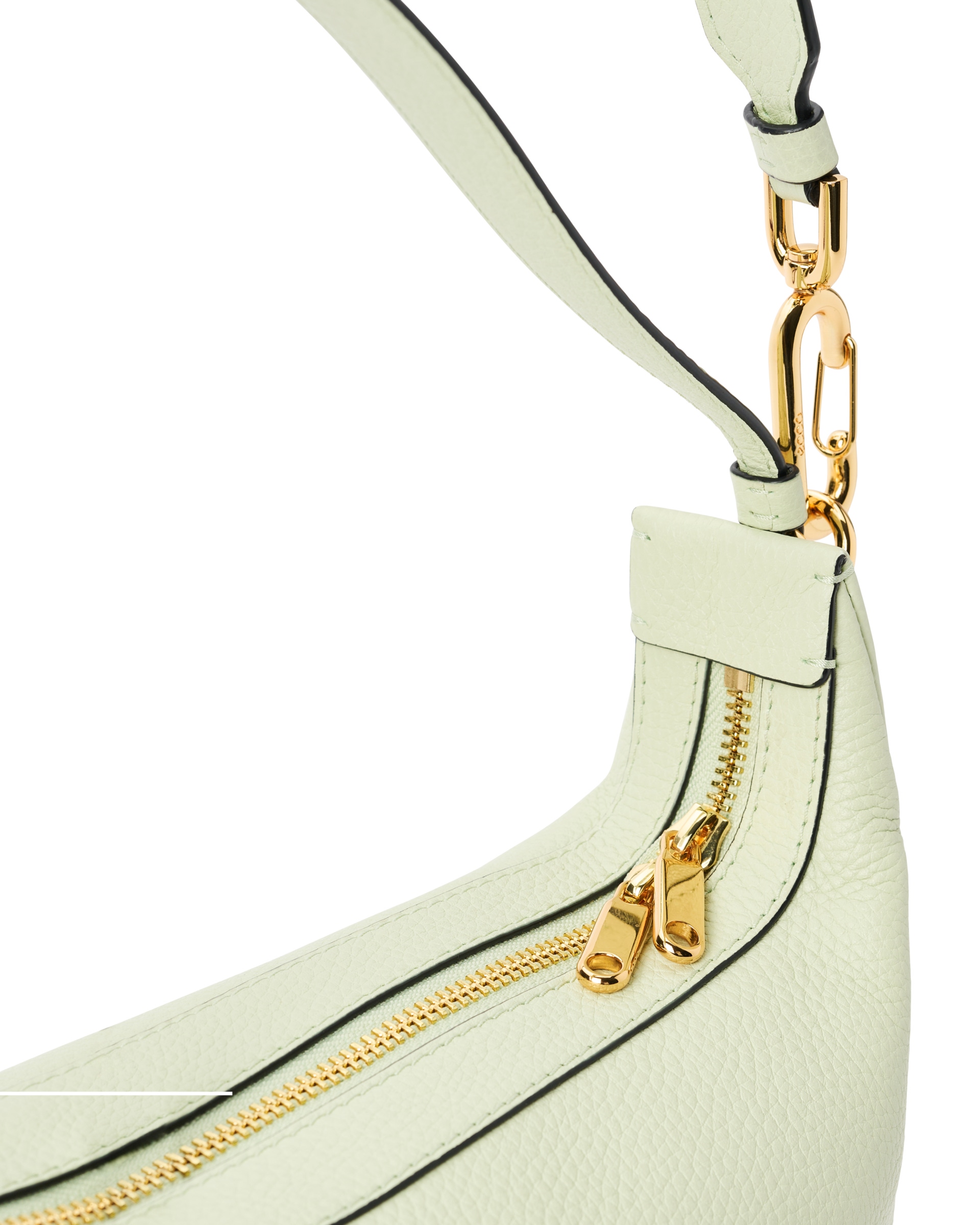ECCO Hobo S レザーホーボーバッグ - グリーン - Detail-1