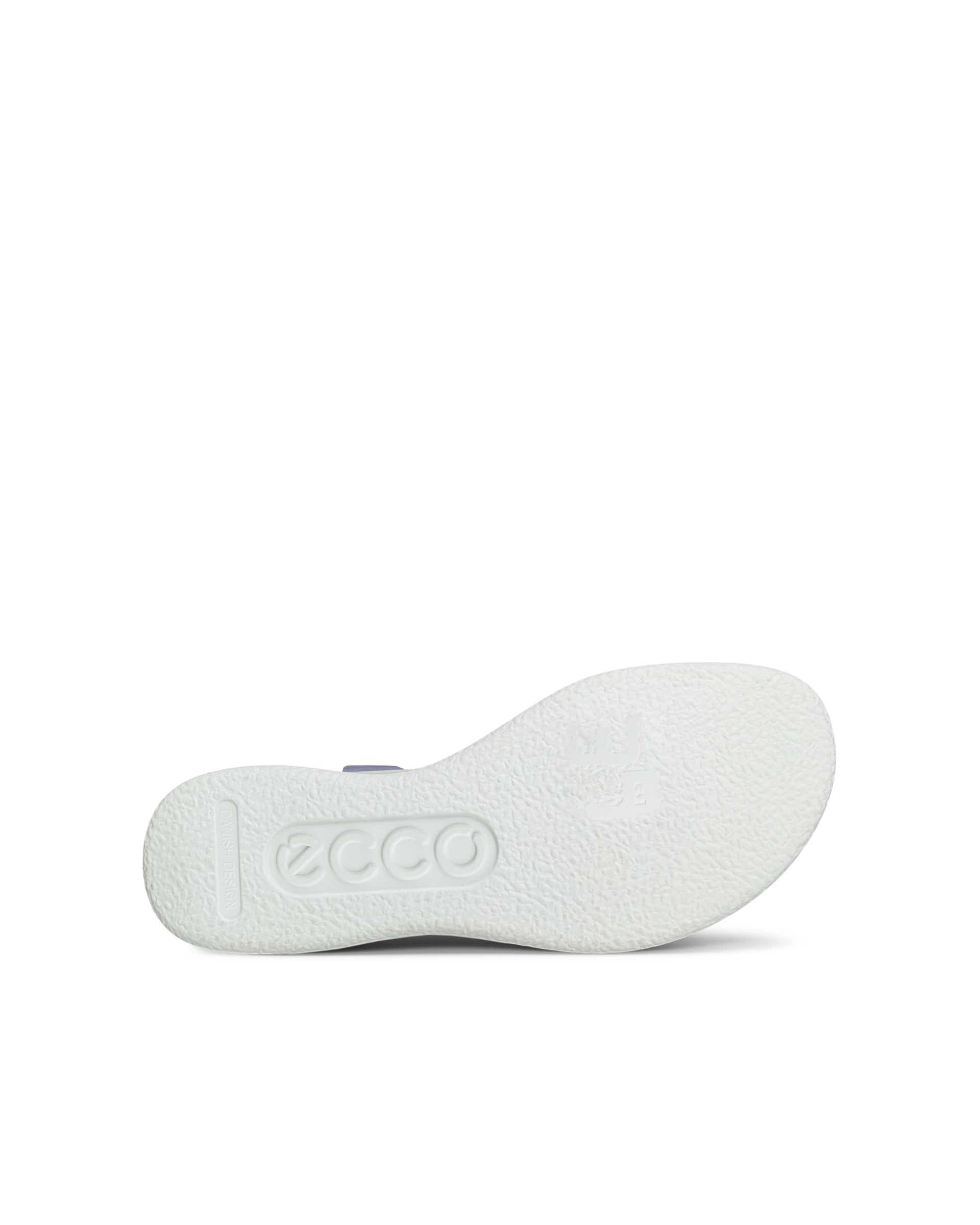 Dámské nubukové sandály na klínku ECCO® Flowt Wedge LX - Modrá - Sole