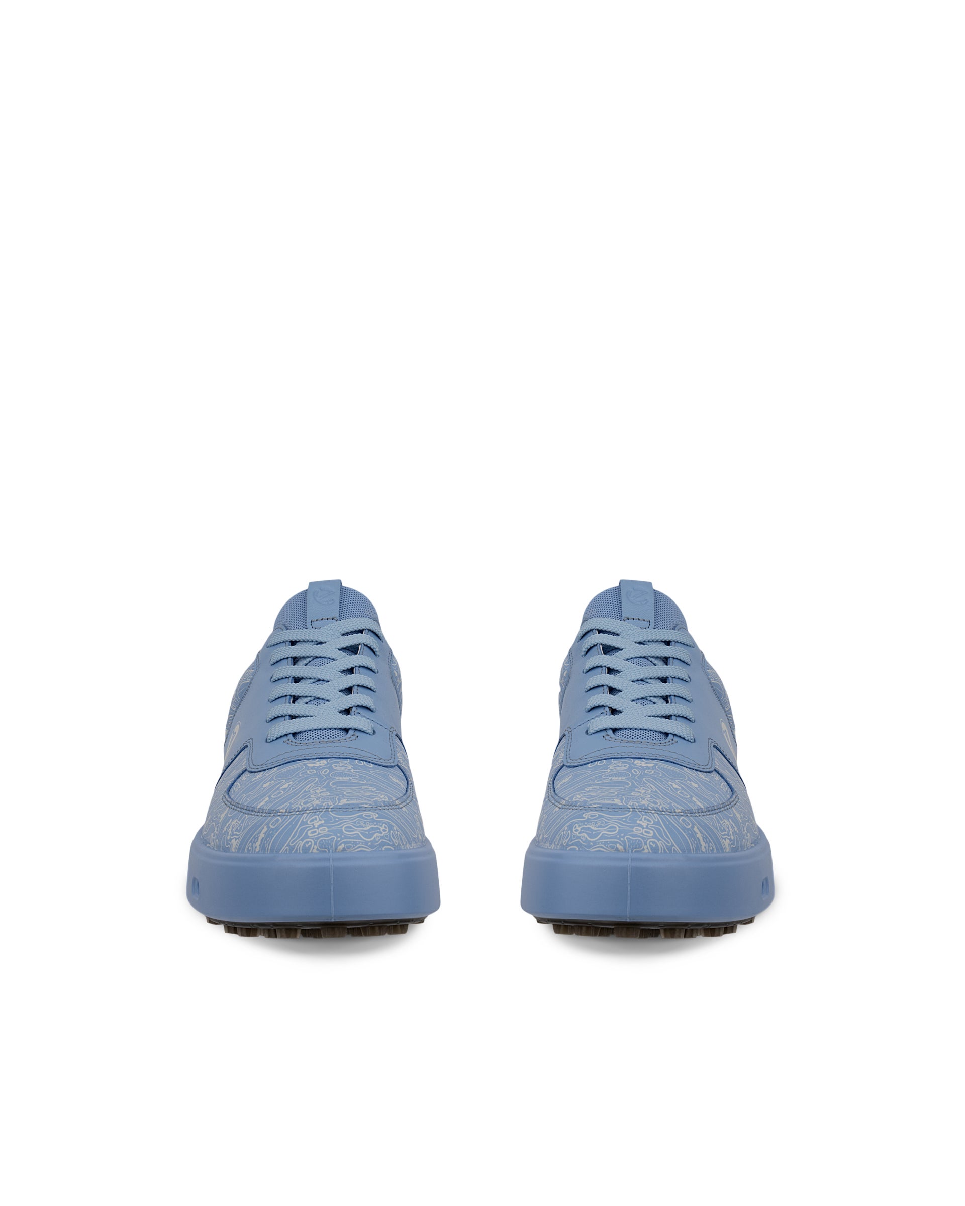 Ženski Gore-Tex usnjeni čevlji za golf  ECCO® Golf Street 720 - Modra - Front pair
