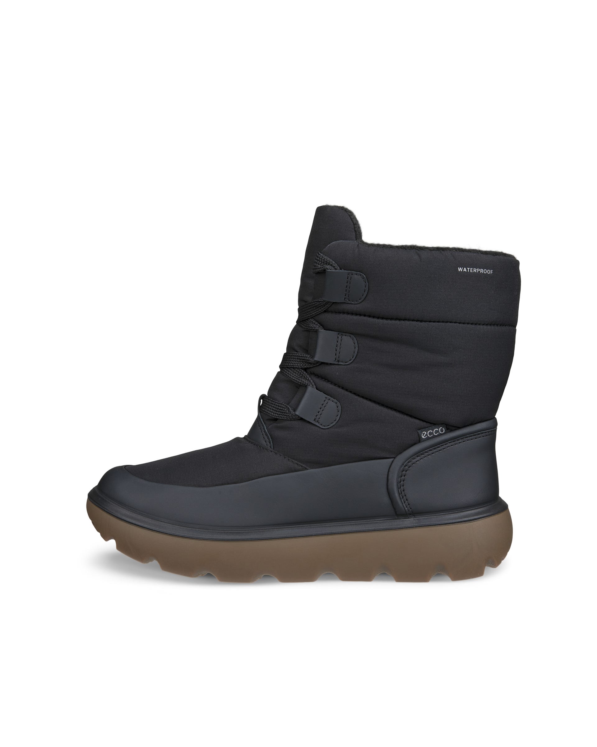 Women's ECCO® GLACIA Textile Gore-Tex Winter Boot - Black - Outside