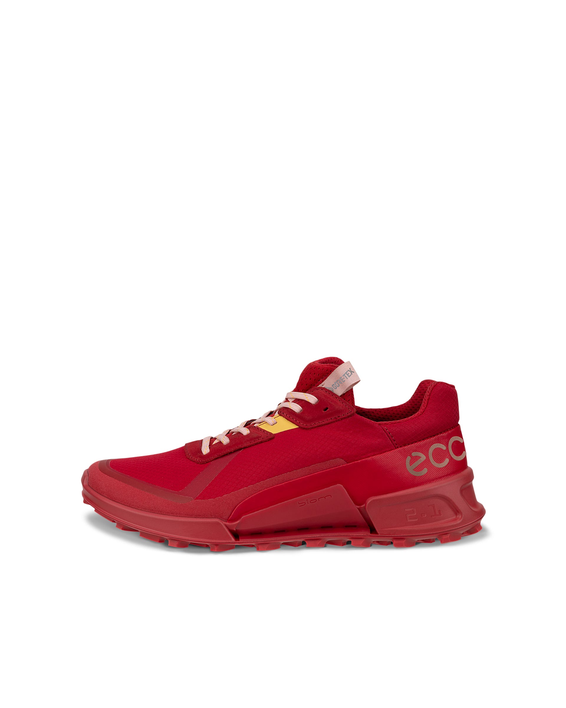 ECCO BIOM 2.1 X Country ウィメンズ テキスタイルGore-Texトレイルランニングシューズ - レッド - Outside