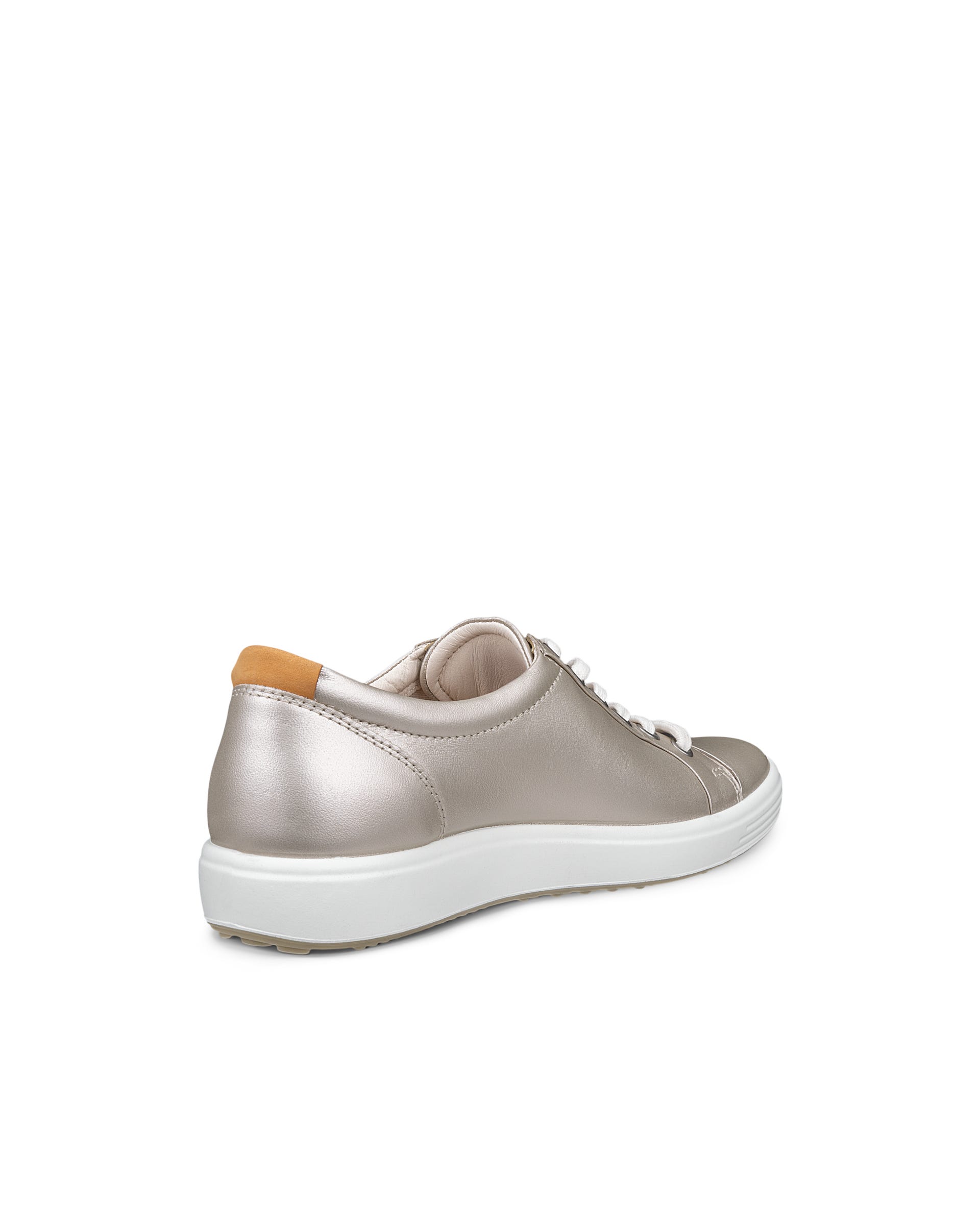 ECCO® Soft 7 ādas ikdienas apavi sievietēm - Zelts - Back