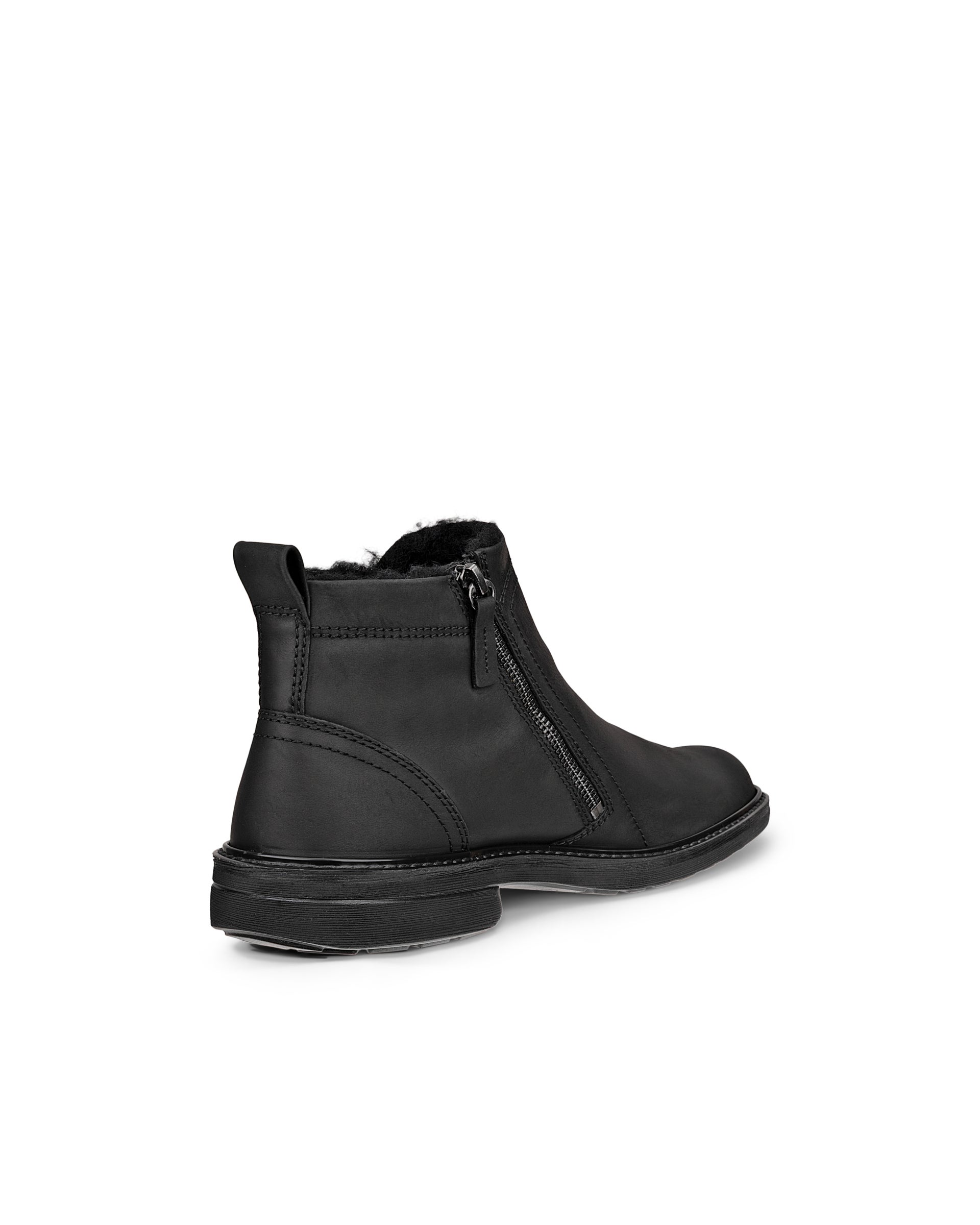 Pánske nubukové členkové čižmy Gore-Tex ECCO® Turn - Čierna - Back
