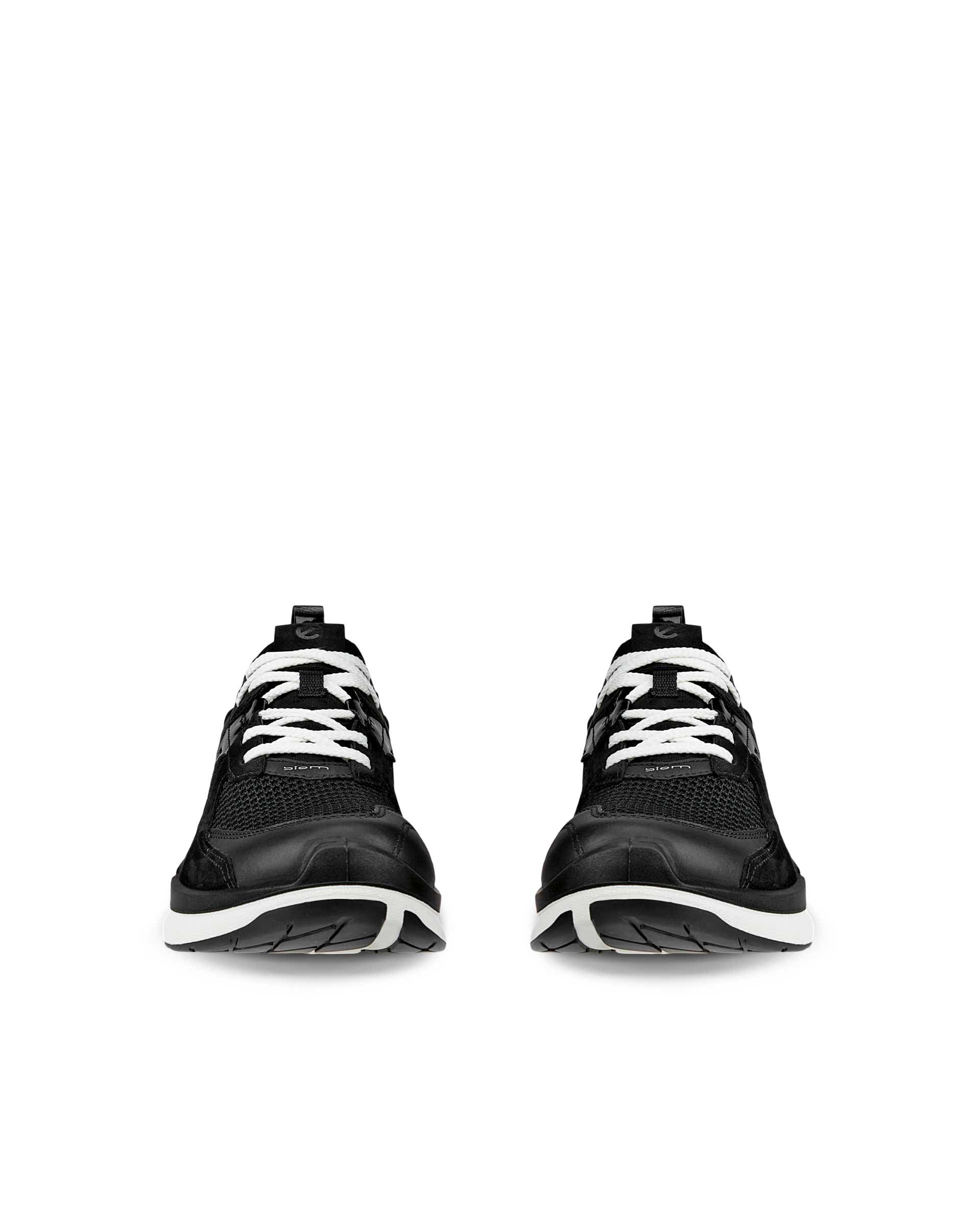 Women's ECCO® Biom 2.2 Leather Sneaker - Black - Front pair