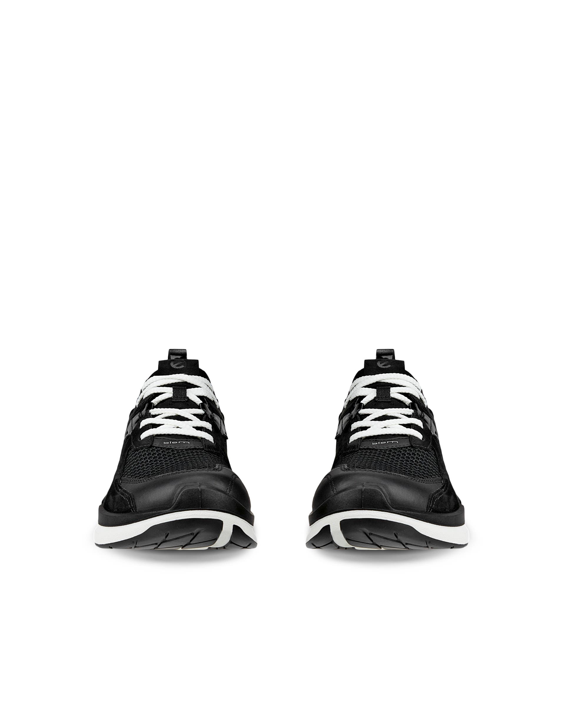 Women's ECCO® Biom 2.2 Leather Sneaker - Black - Front pair
