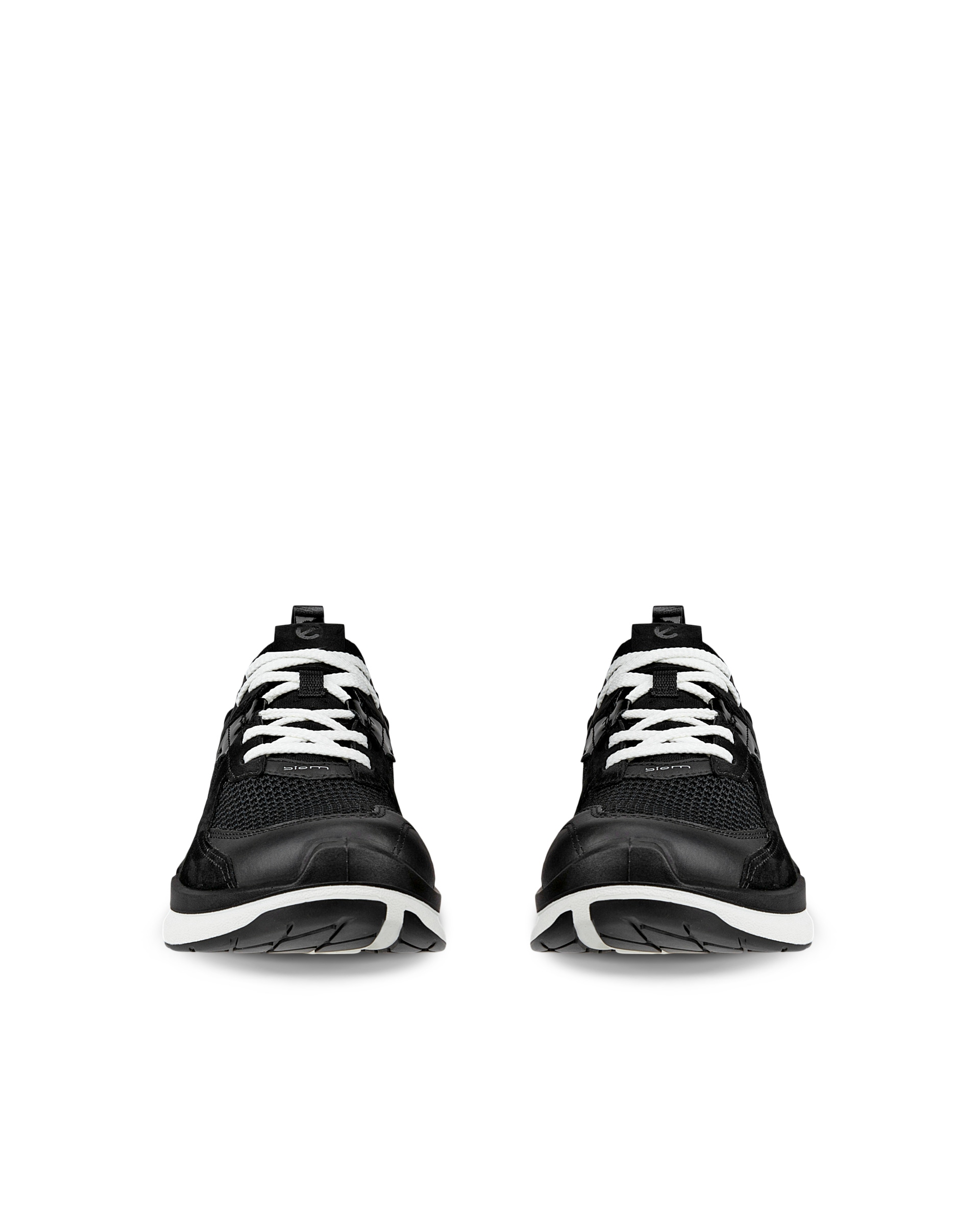Women's ECCO® Biom 2.2 Leather Sneaker - Black - Front pair