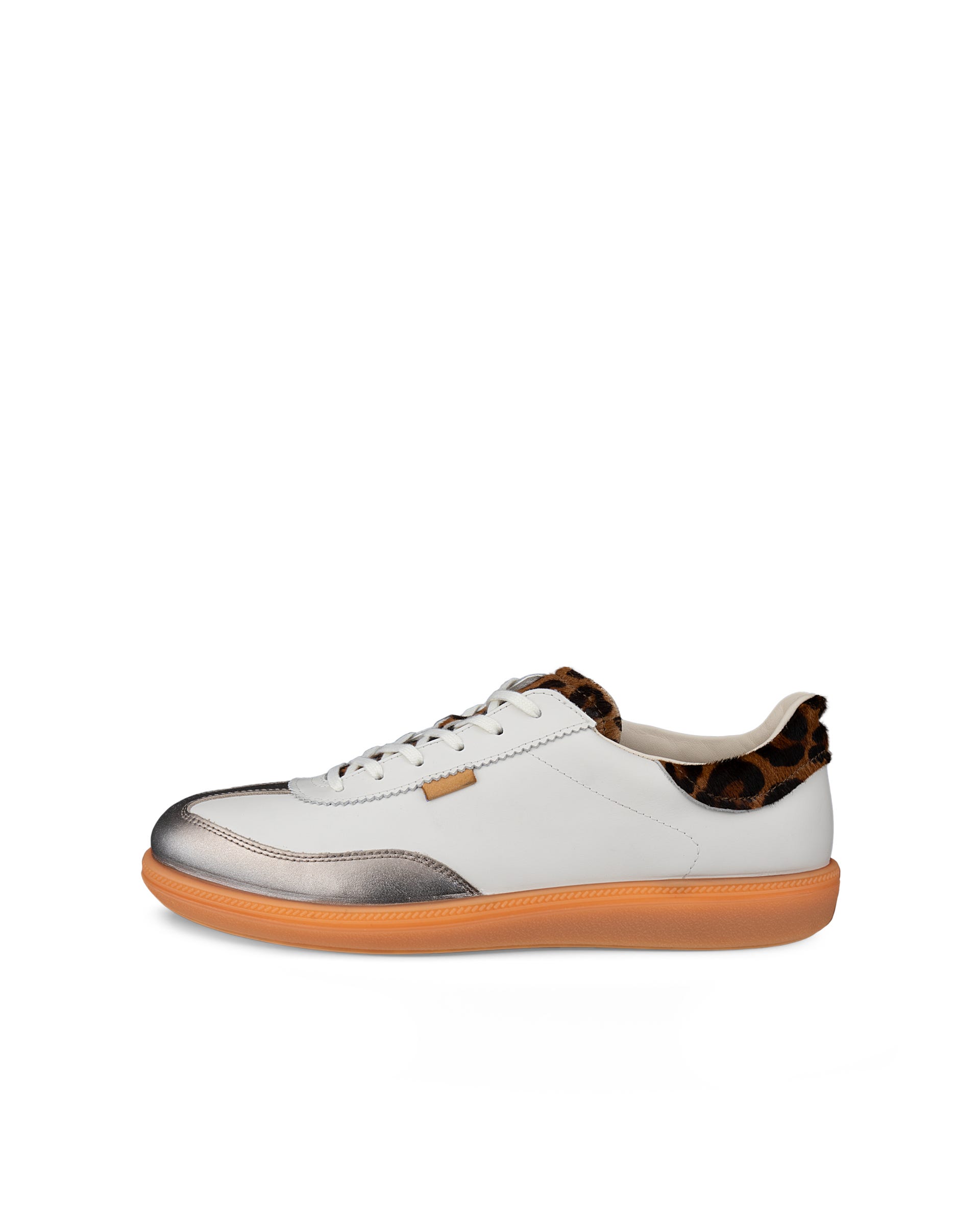 ECCO® SOFT 11 dames suède sneaker - Wit - Outside