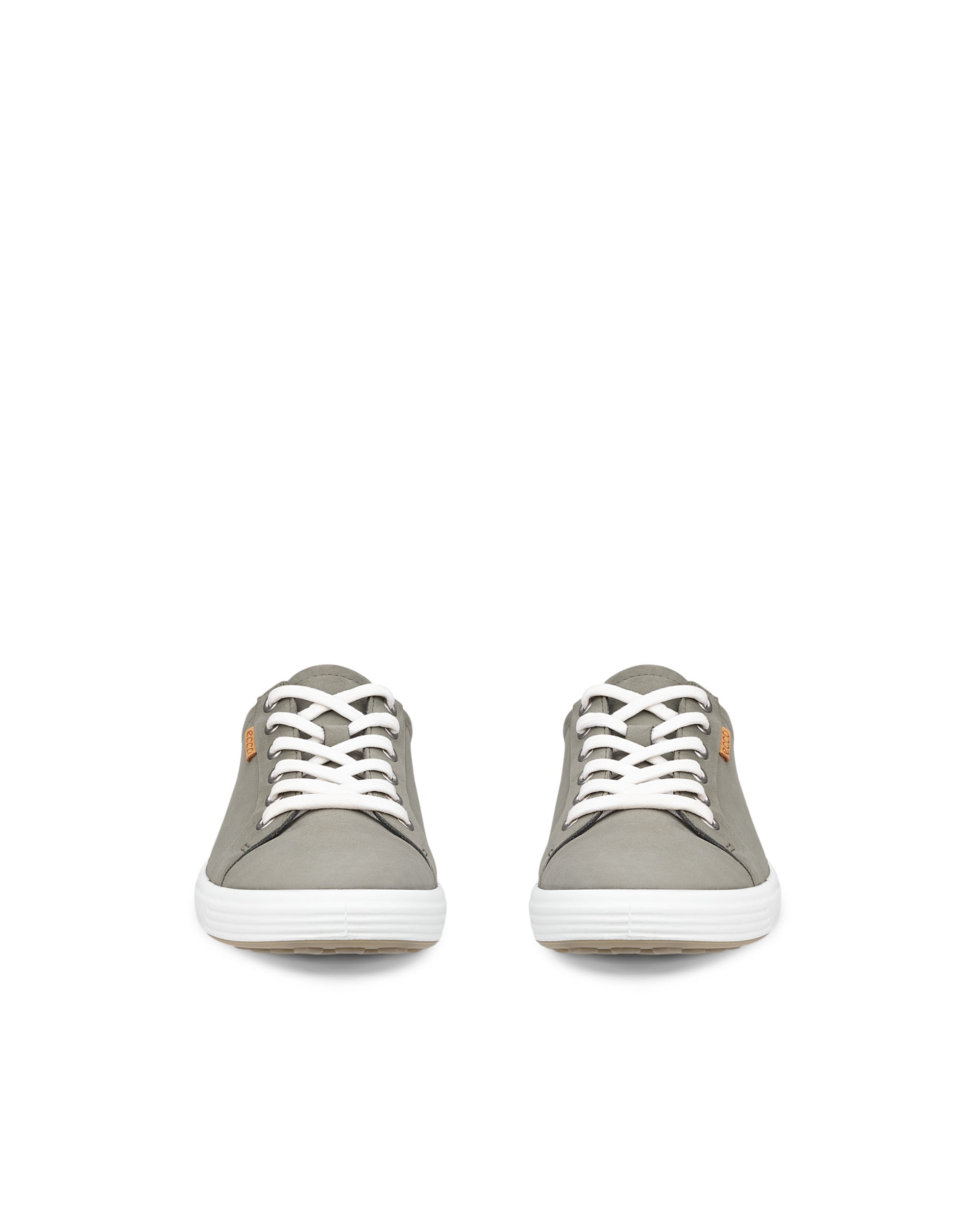 ECCO® SOFT 7 chaussures à lacet en nubuck pour femme - Vert - Outside
