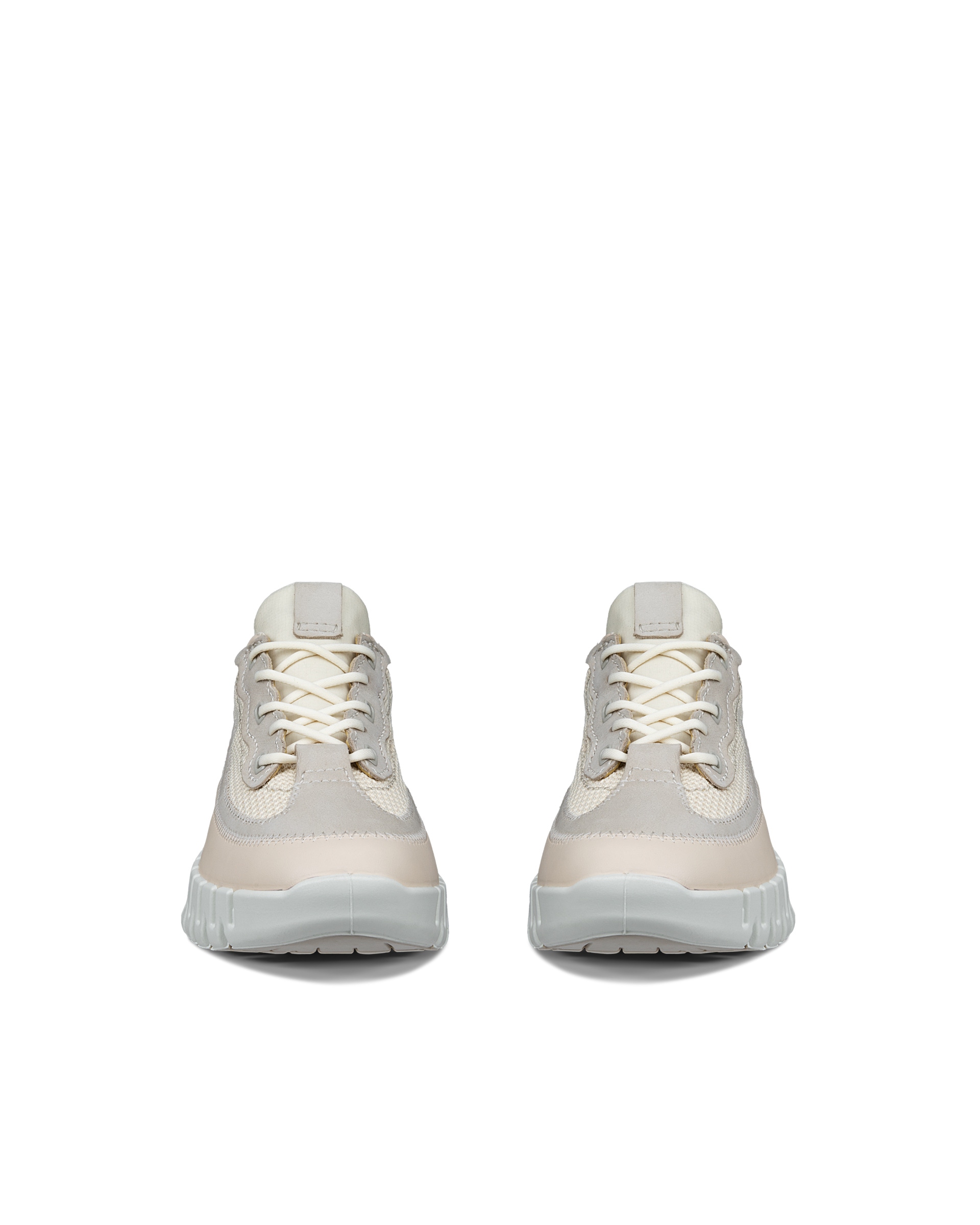 Dámské kožené tenisky ECCO® GRUUV - Béžová - Front pair