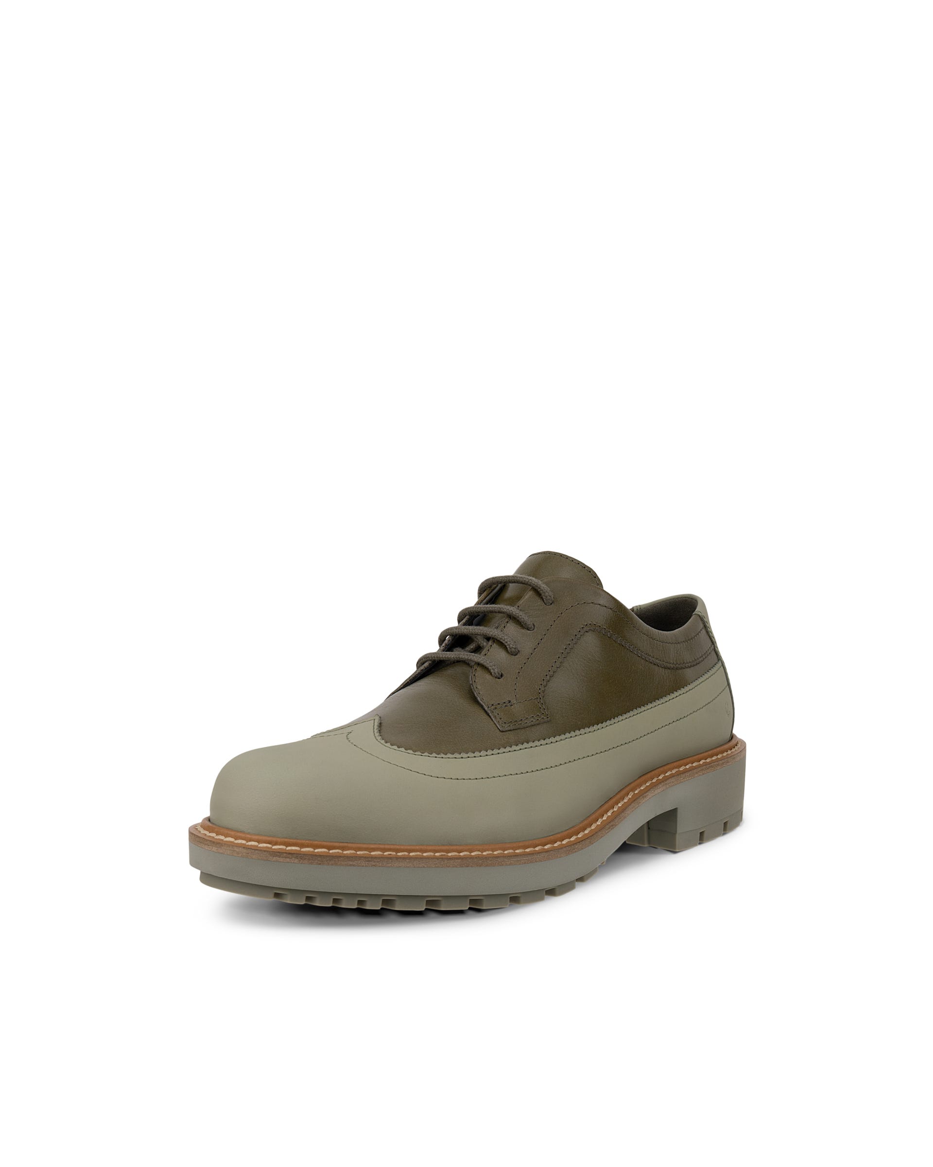 ECCO® METROPOLE OSLO derbysko i læder til damer - Grøn - Main