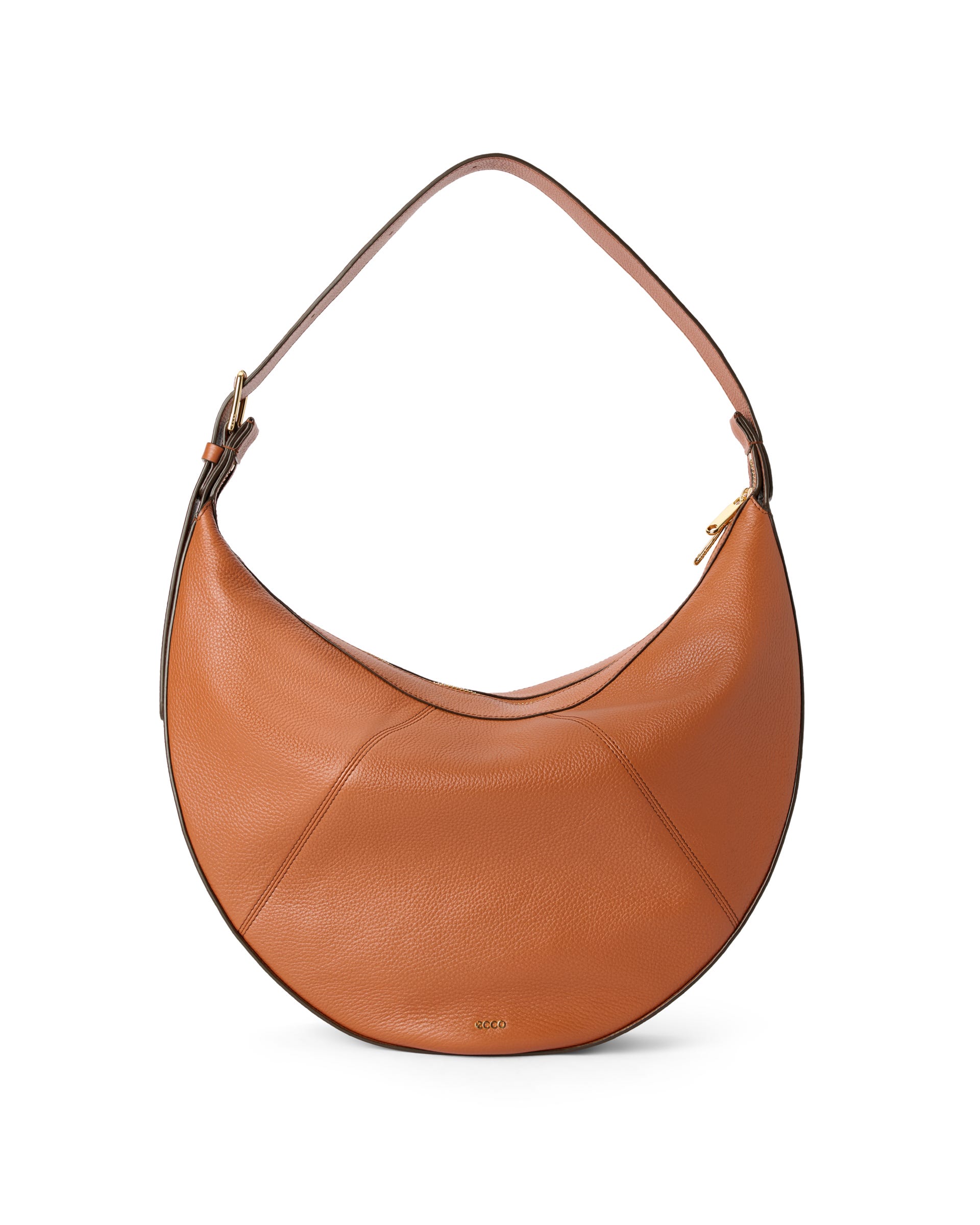 Skórzana torba hobo ECCO® Fortune Bag - Brązowy - Main