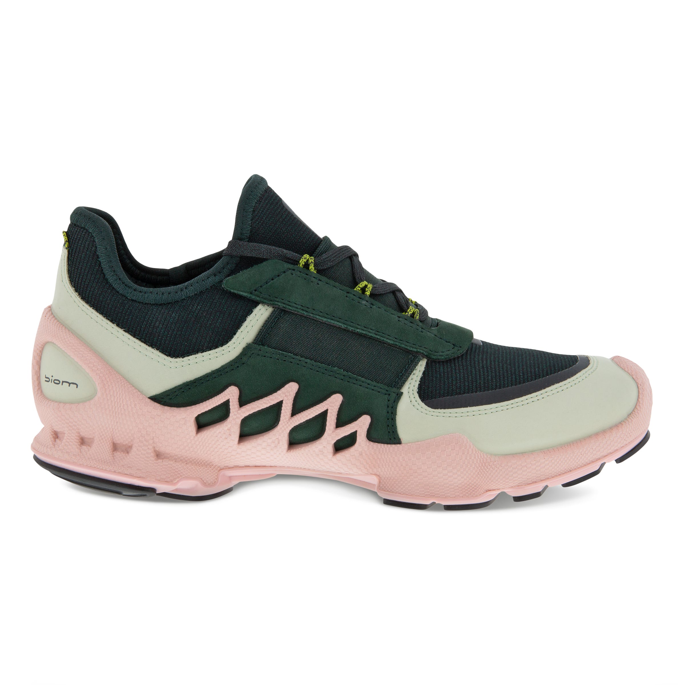 Women's ECCO® BIOM AEX Leather Outdoor Sneaker - Green - Outside