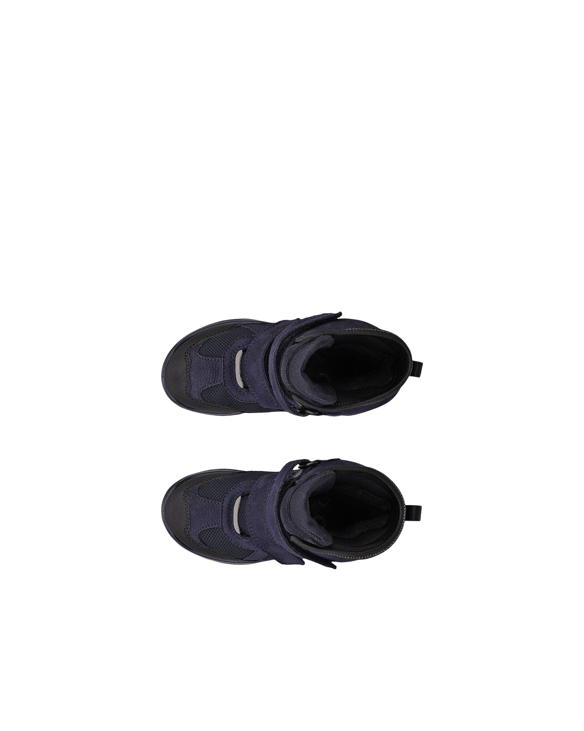 Dziecięce wodoodporne nubukowe buty zimowe ECCO® SNOW MOUNTAIN - Niebieski - Top left pair