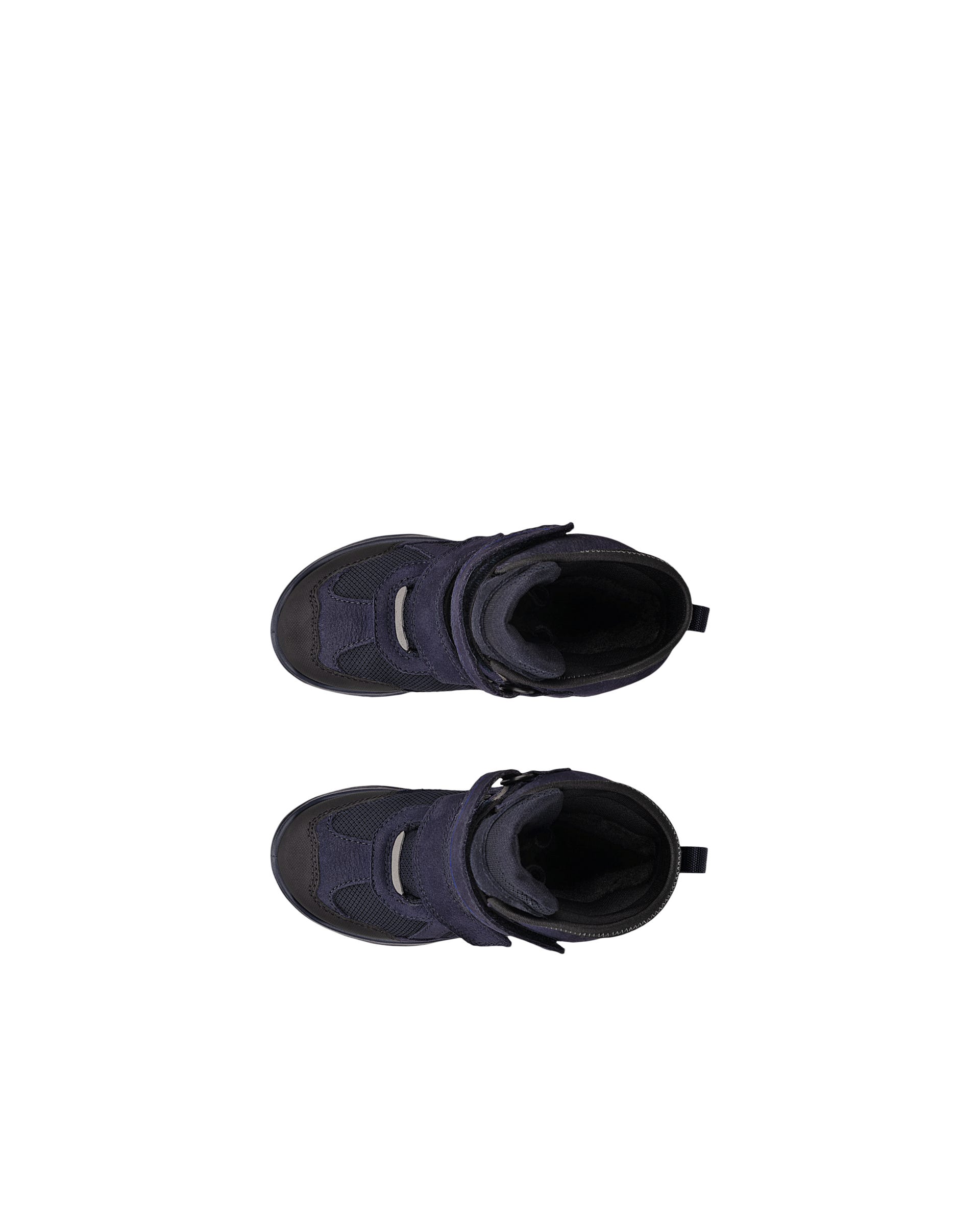 Dziecięce wodoodporne nubukowe buty zimowe ECCO® SNOW MOUNTAIN - Niebieski - Top left pair